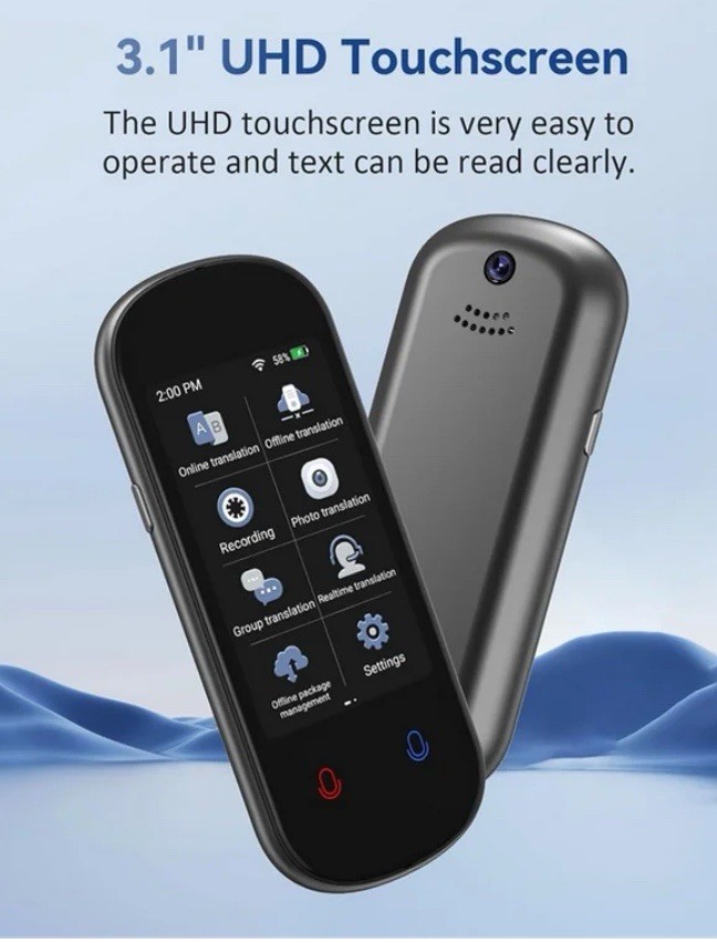 Language Ai Translator Device, Two Way Real-Time Voice Translation 138 Languages