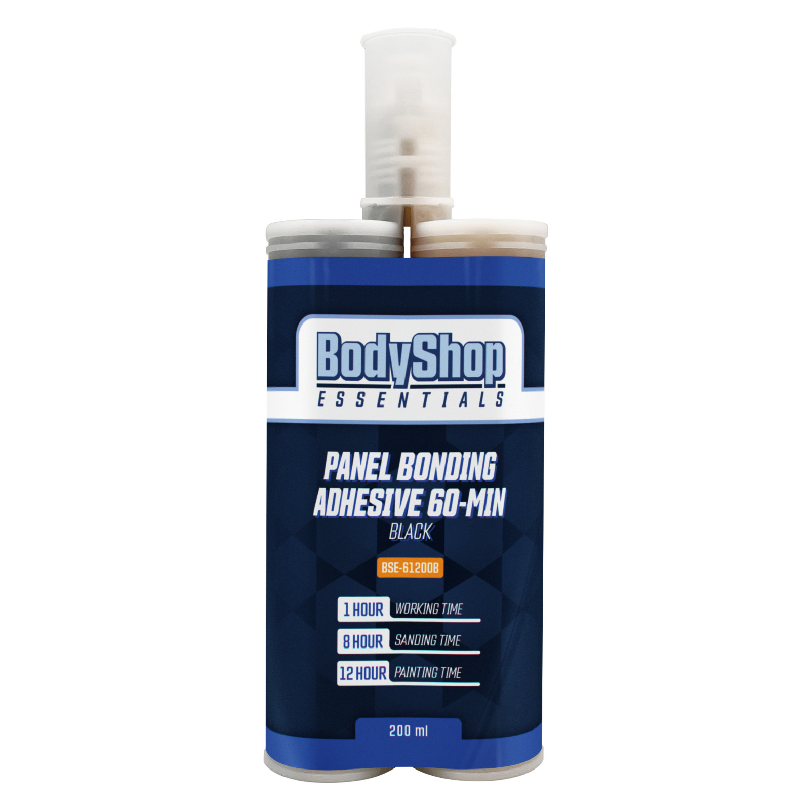 BodyShop Essentials Black Metal Panel Bond 60 Minute 200ml