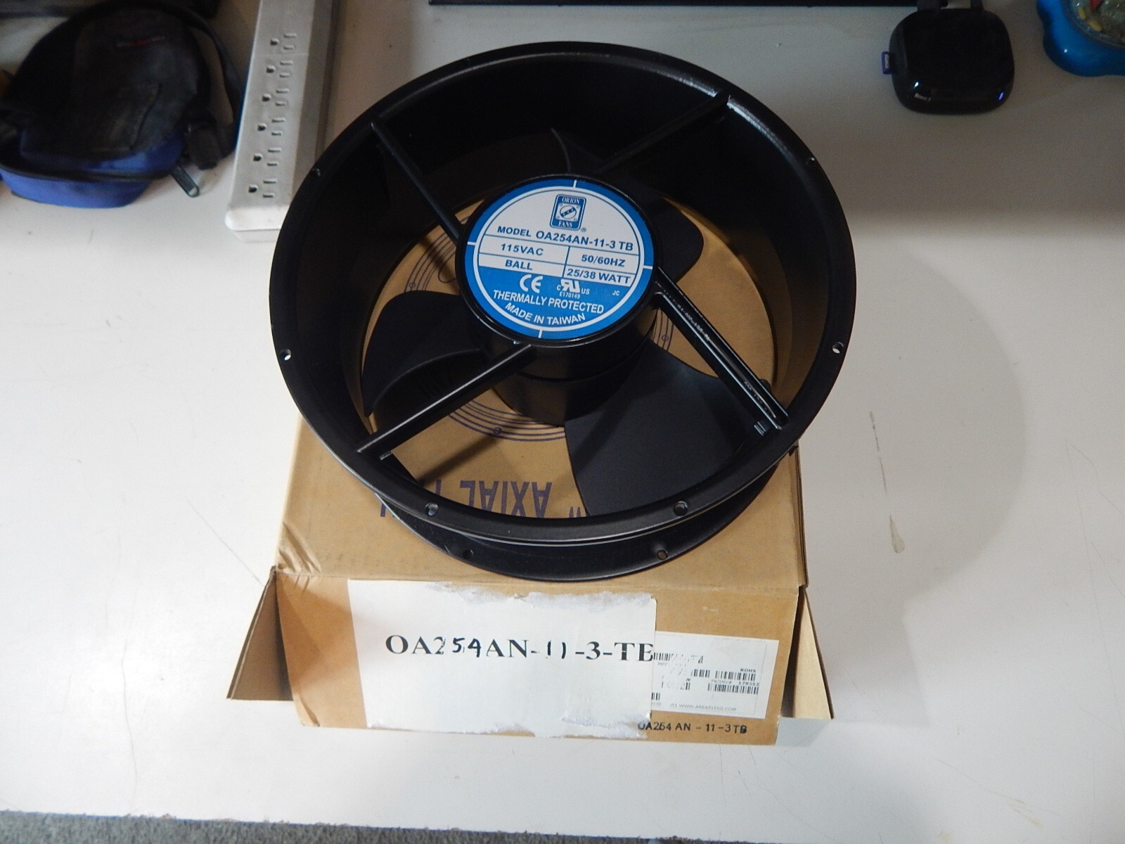 ORION OA254AN-11-3TB Axial Fan, Ball, 320Cfm, 48Db, 32W, 115V -USA FAST SHIPPING