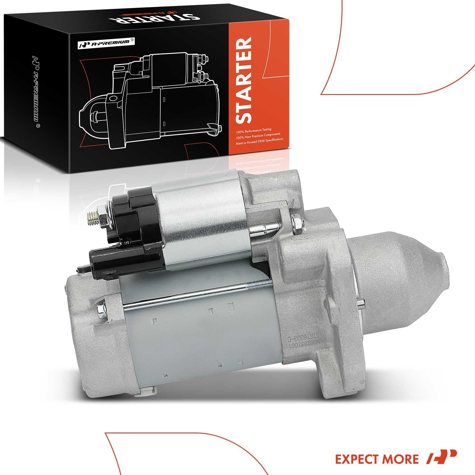 Starter Motor for Pacifica 2017-2023 Voyager 2020-2024 3.6L 12V 1.6KW 11T CW