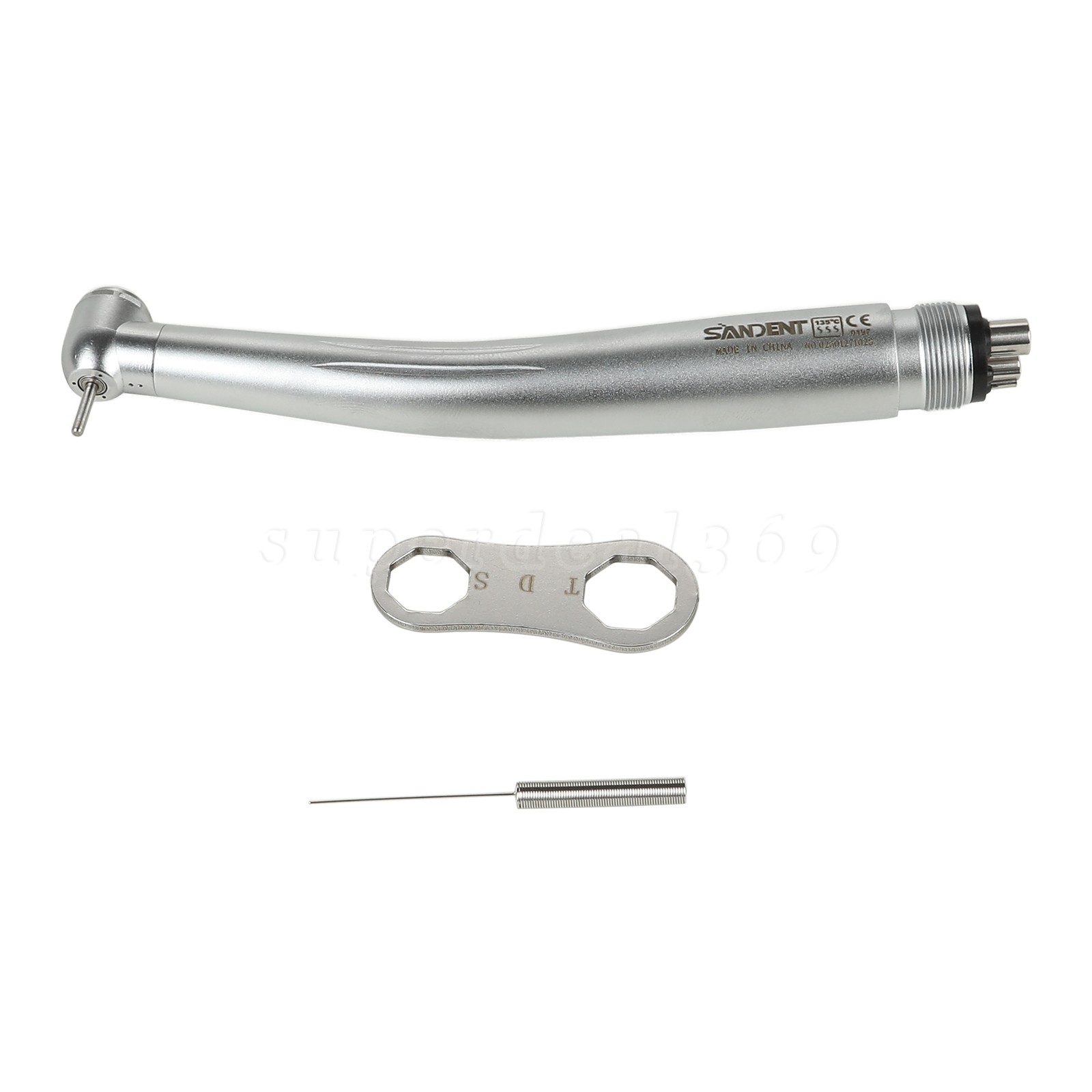 1-10 Pcs Dental High Speed Handpiece Push Button Standard Head 4 Hole (Ceramic)