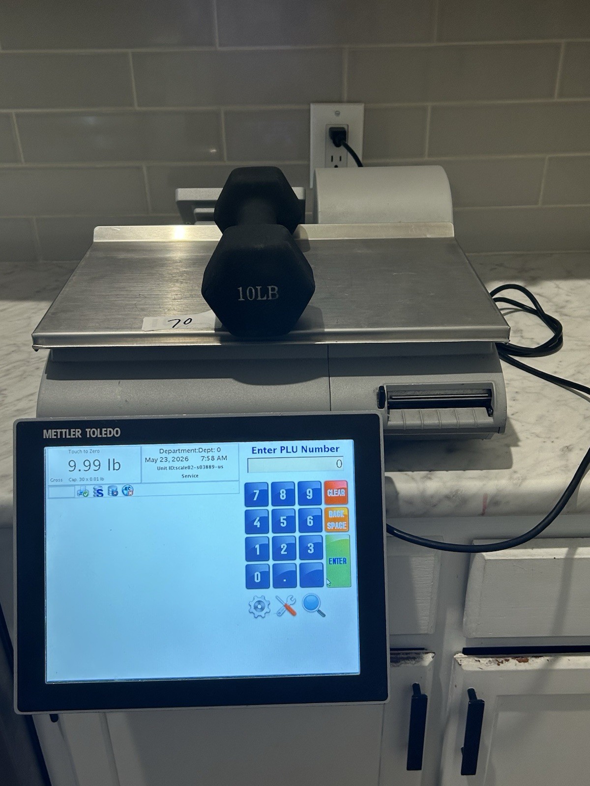 Mettler Toledo UCCW Bakery Meat Deli Scale With Printer