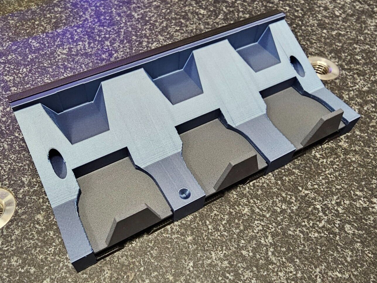 Improved 3 Stylus rack for Zeiss CMM VAST XXT TL1, TL2/TL4, TL3 adapter plates.