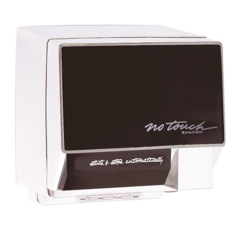 World Dryer NT126-005A Automatic No Touch 2000W Hand Dryer 110-120V Commercial