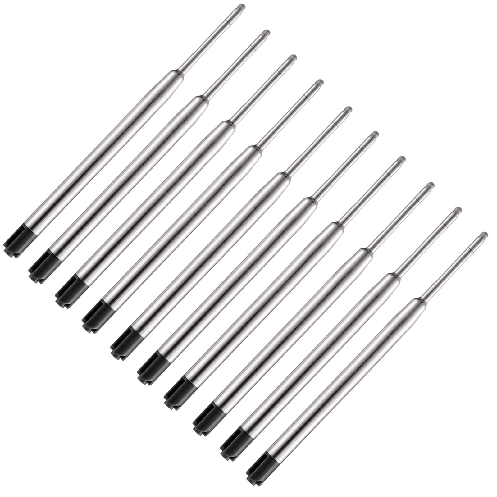 10 Pack Pen Refills Replacement Ink for Self Defense Tactical 10 Pack, Black