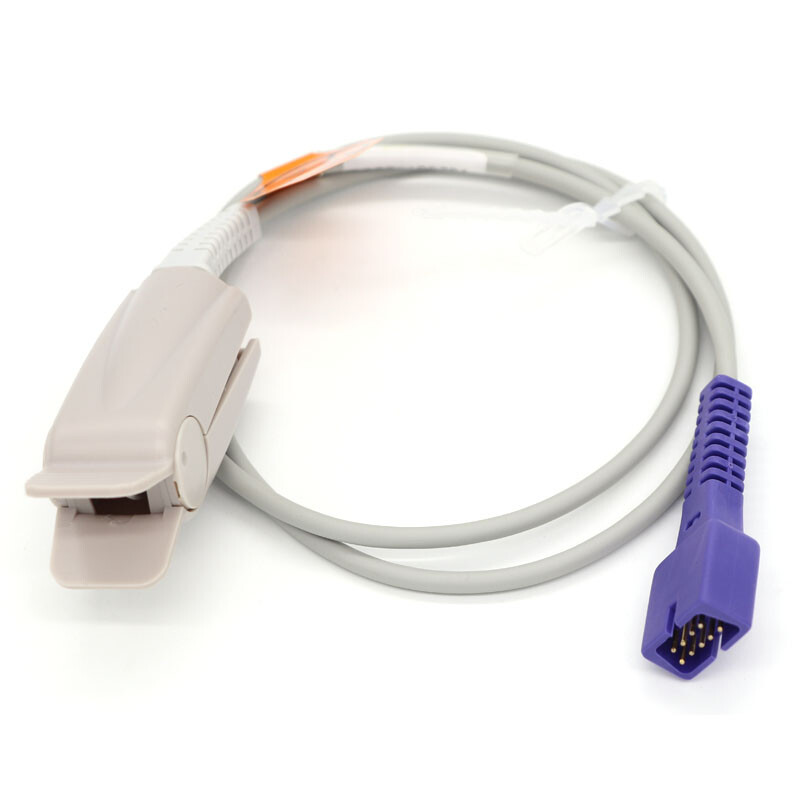 2Pcs Adult Finger Clip SpO2 Sensor Probe Compatible with NELLCOR WeIch Allyh 1m