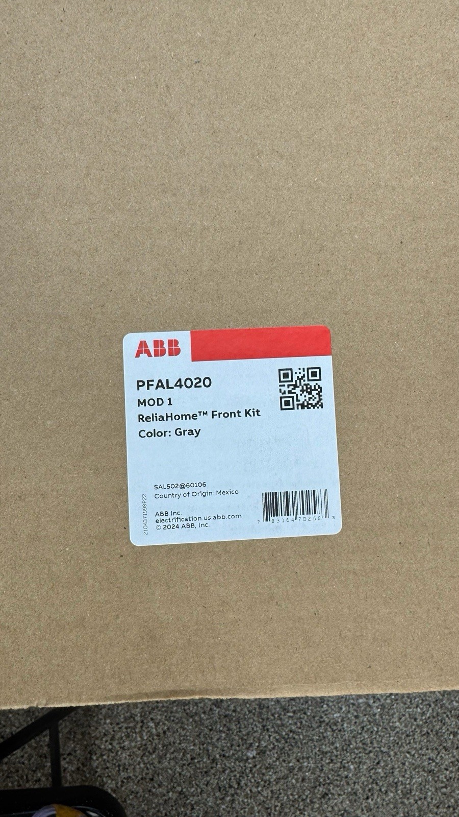 ABB 200A Main Lug Breaker Panel 40-Space 80-Circuit Value Pack PAL4020PA (OB)