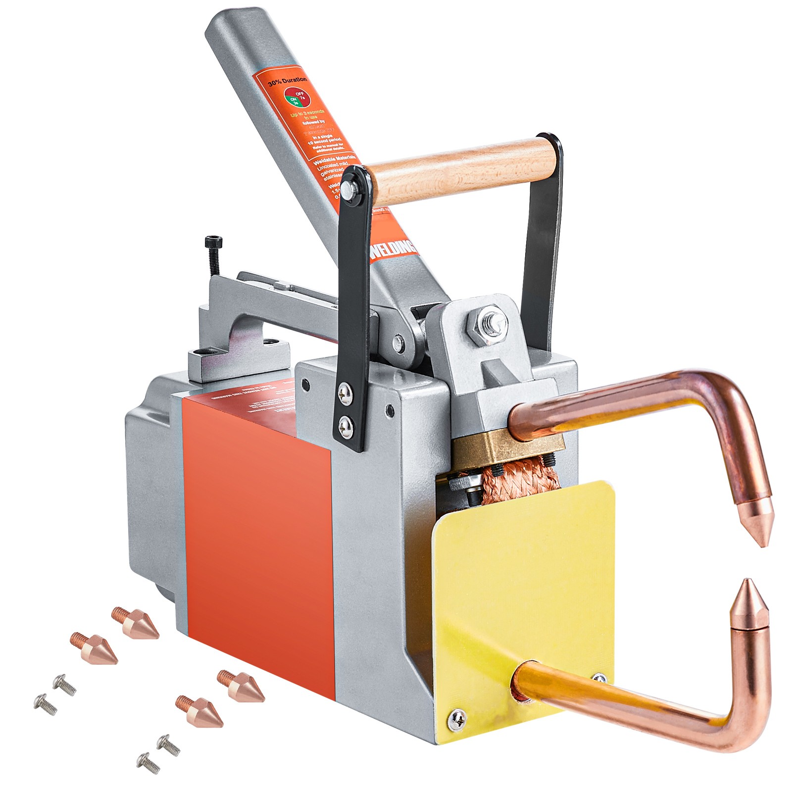 VEVOR Portable Spot Welder 1/8-inch Thick Spot Welder with 1.5KVA Input Capacity