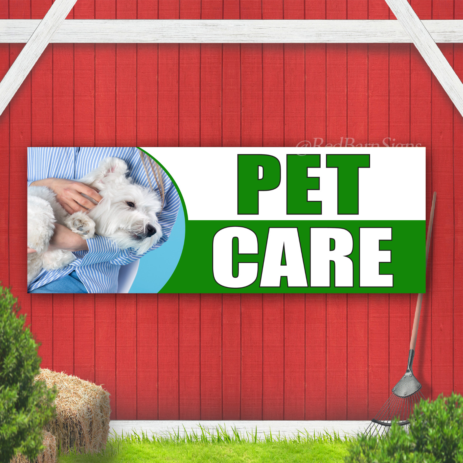 Pet Care Indoor Outdoor Vinyl Banner Design