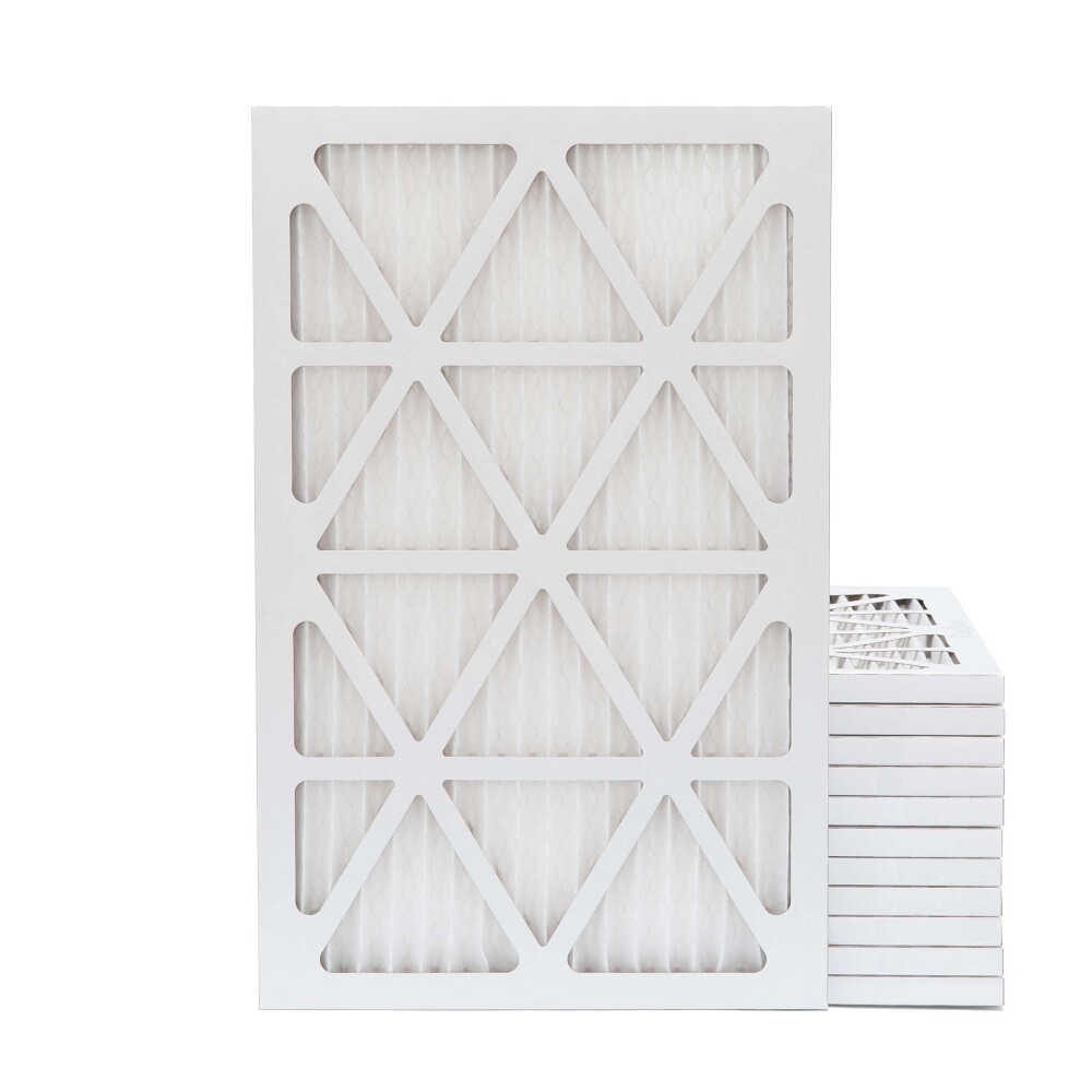 10x24x1 MERV 13 Pleated Air Filters. 12 PACK. Actual Size: 9-1/2 x 23-1/2 x 7/8