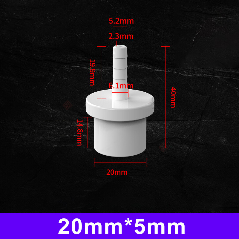 White/Grey/Blue Pagoda PVC Pipe Connector Fittings 20 mm/25 mm Adapter To Hose