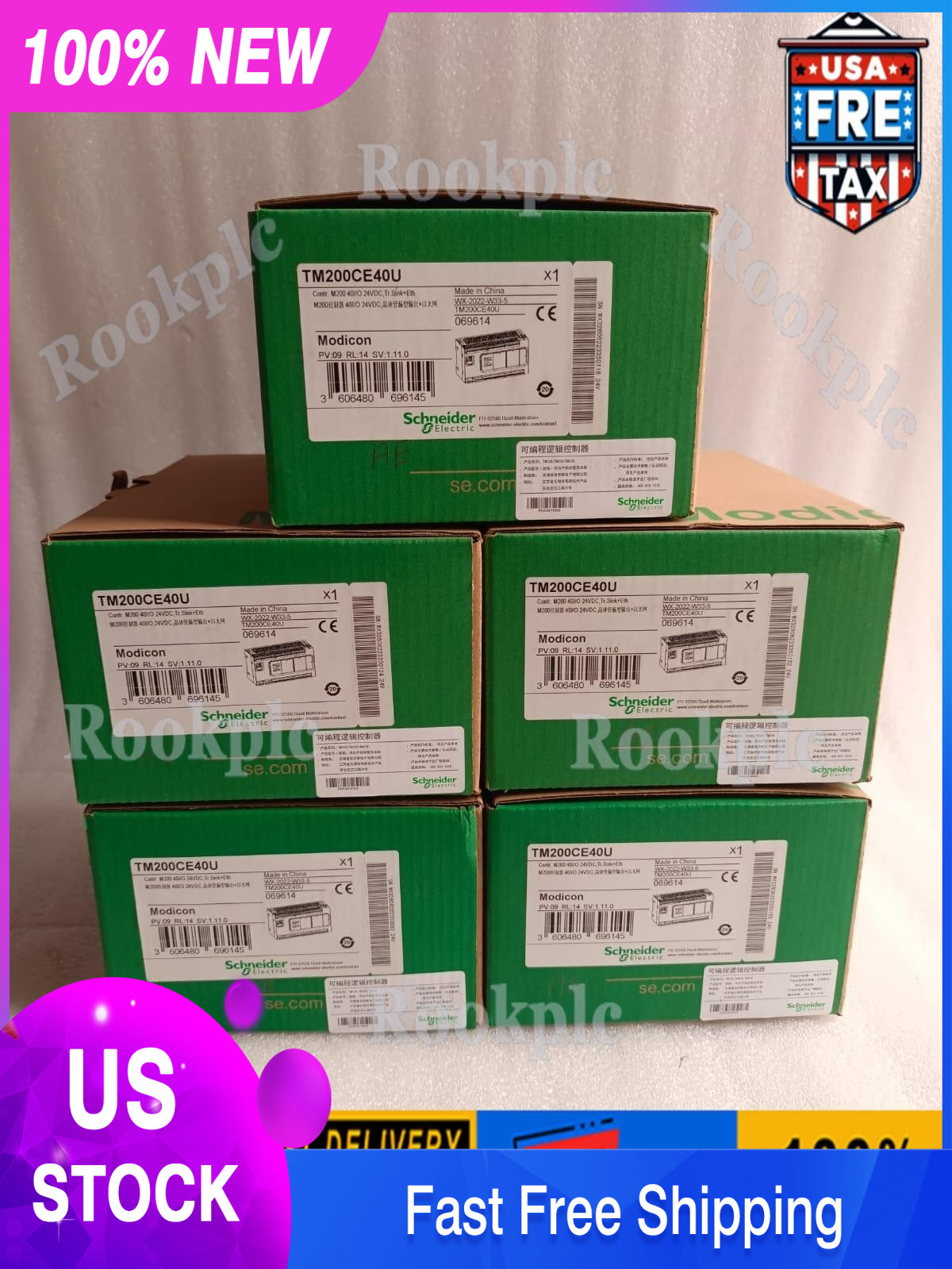 TM200CE40U SCHNEIDER TM200CE40U CONTR. M200 40I/O 24VDC,TR.SINK+ETH