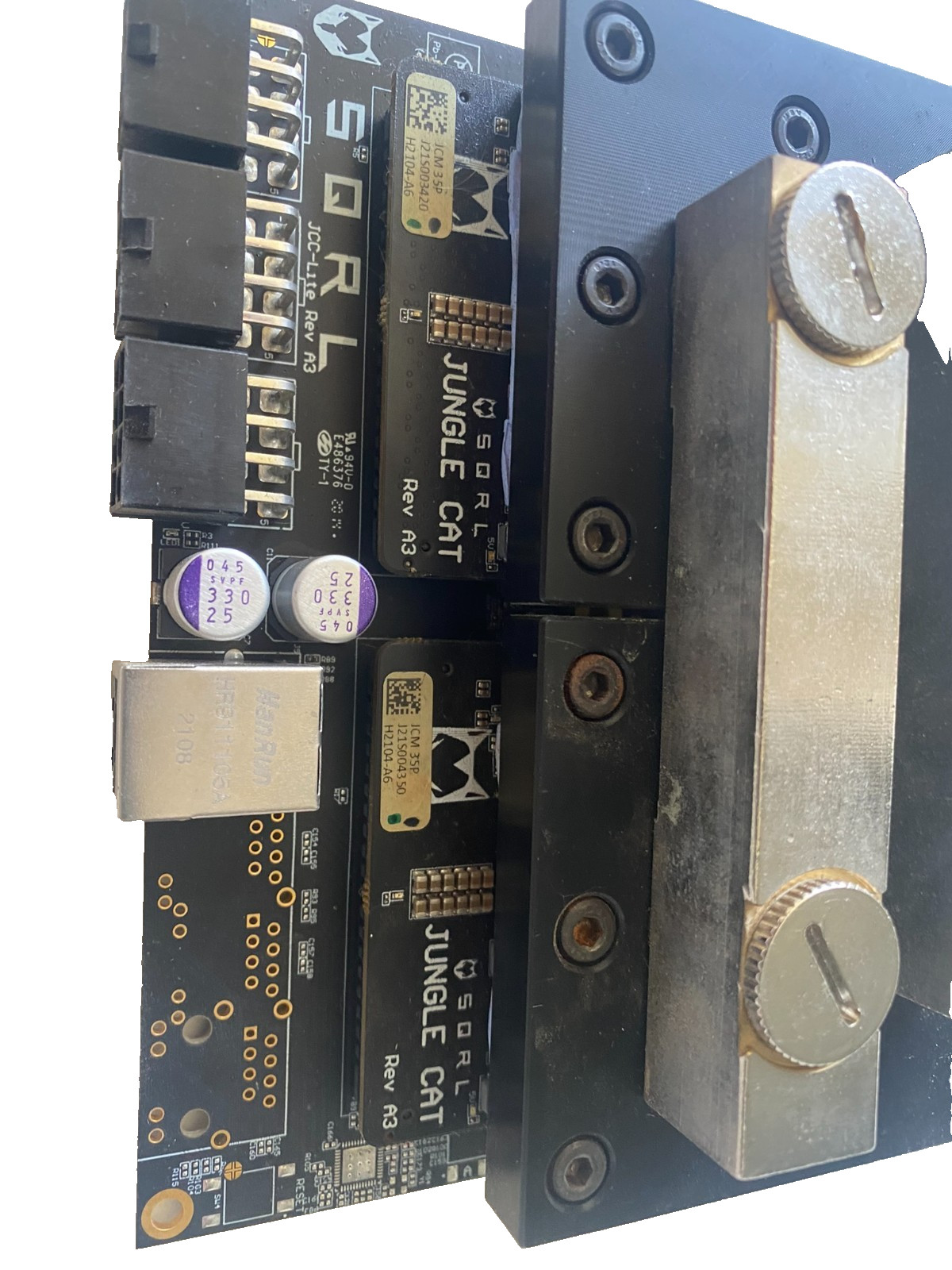 SQRL Jungle Cat, Direct Liquid Cool, with 2x Xilinx Virtex UltraScale+ XCVU35P