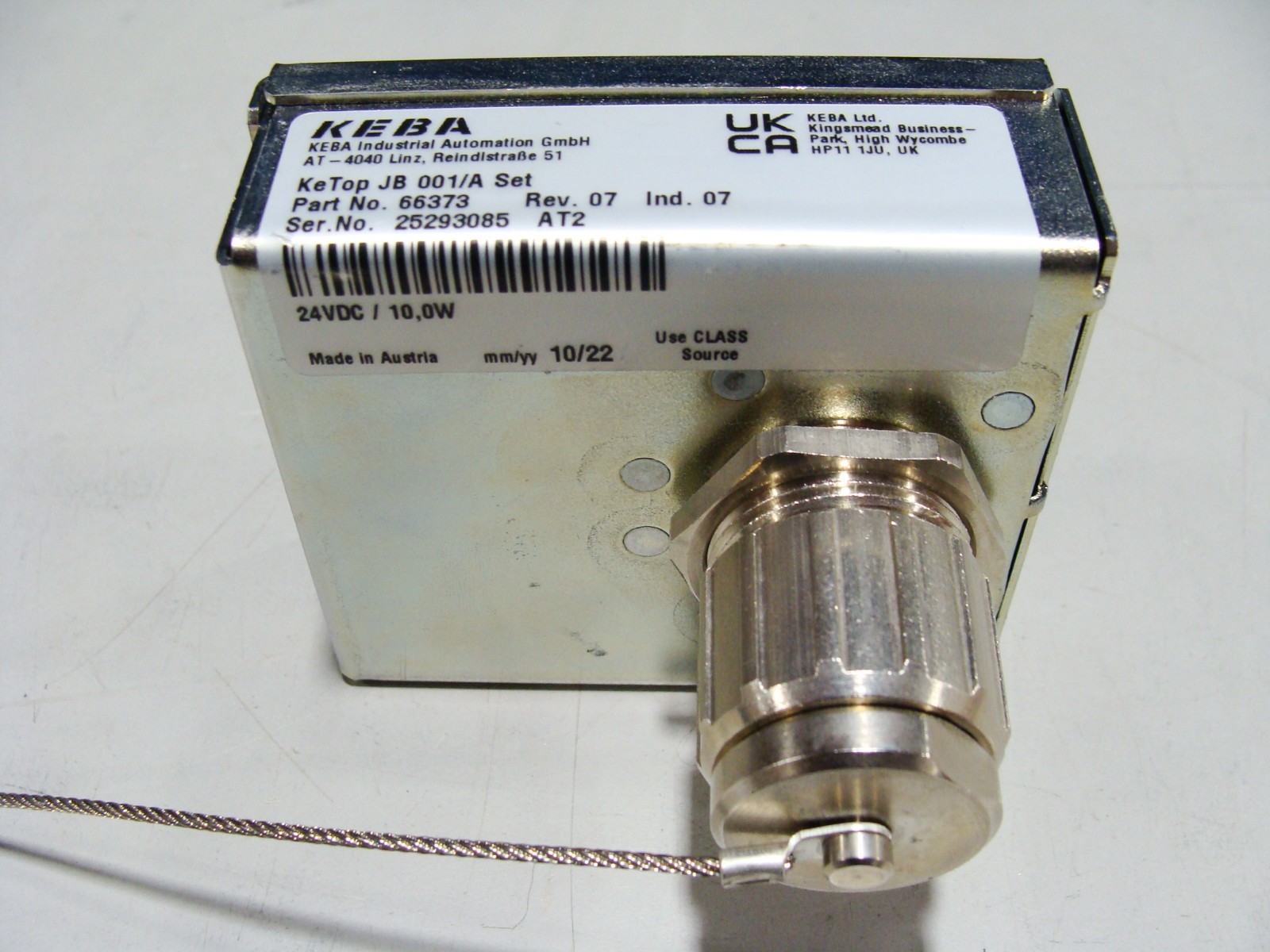 KEBA KeTop JB 001/A Set Kemro K2 66373 Gateway Connection PLC Interface Box