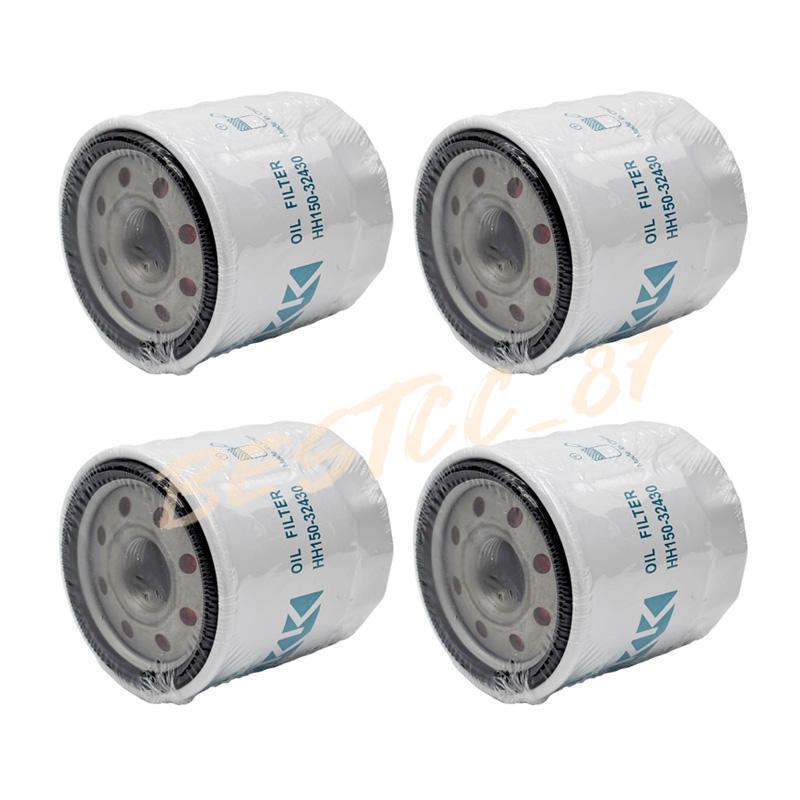 For Kubota HH1J0-32430 Oil Filter (Replaces HH150-32430) – 4 PACK