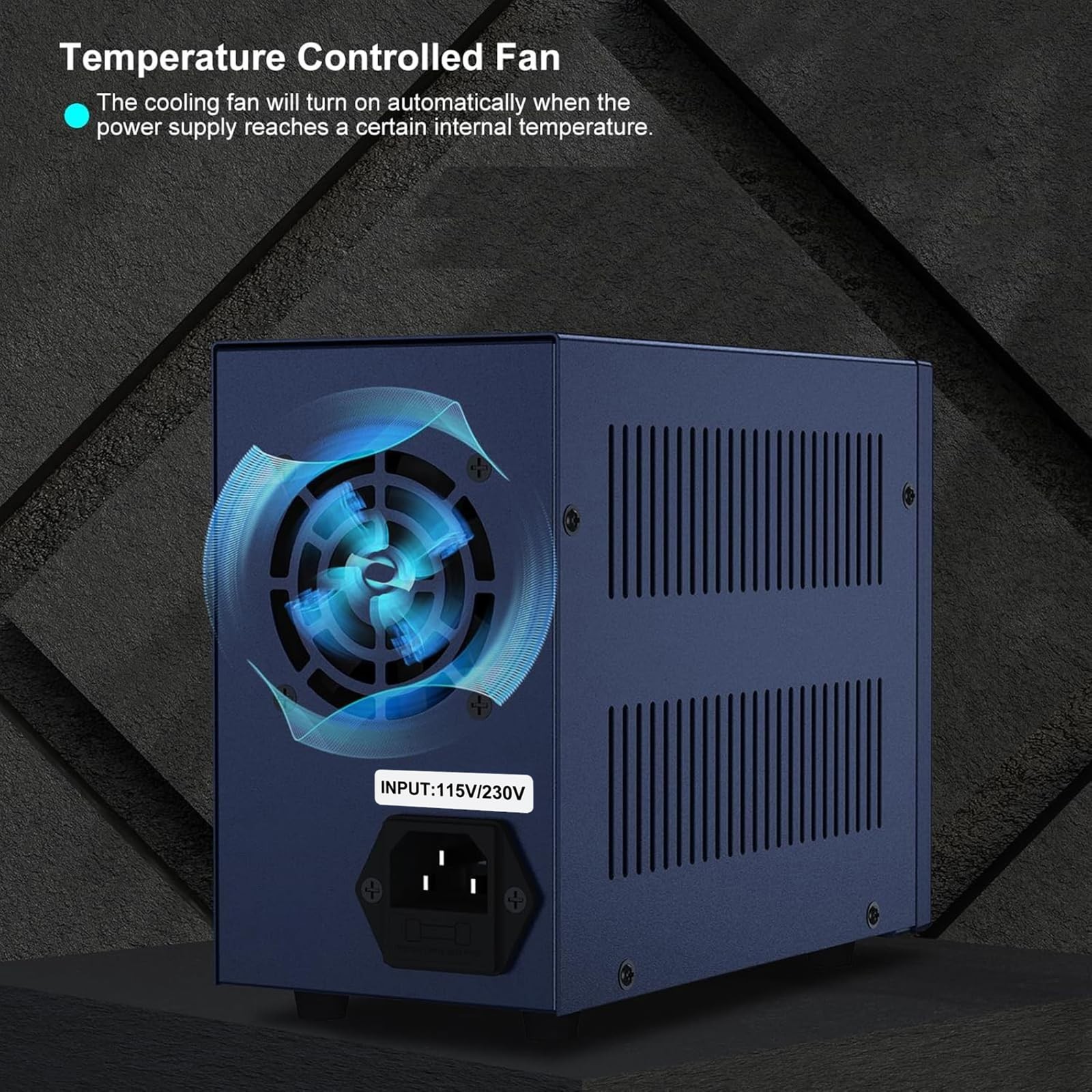 Adjustable DC Power Supply 0-32V 0-10A, Bench Power Supply with USB Fast Charge,