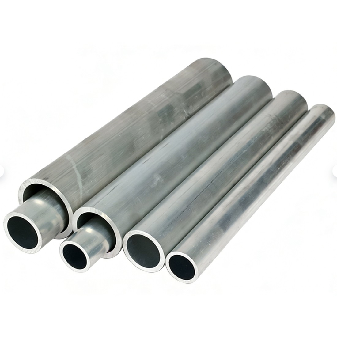 Aluminium Round Tube Pipe 1/1.5/2/2.5/3/4/4.5mm~10mm Wall Thickness 500mm Length