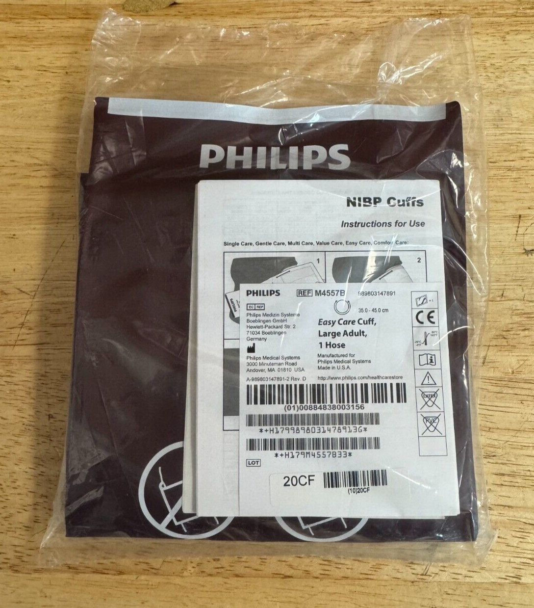 Philips M4557B easy Care Cuff Large Adult 1 Hose 35 – 45 cm (F264)