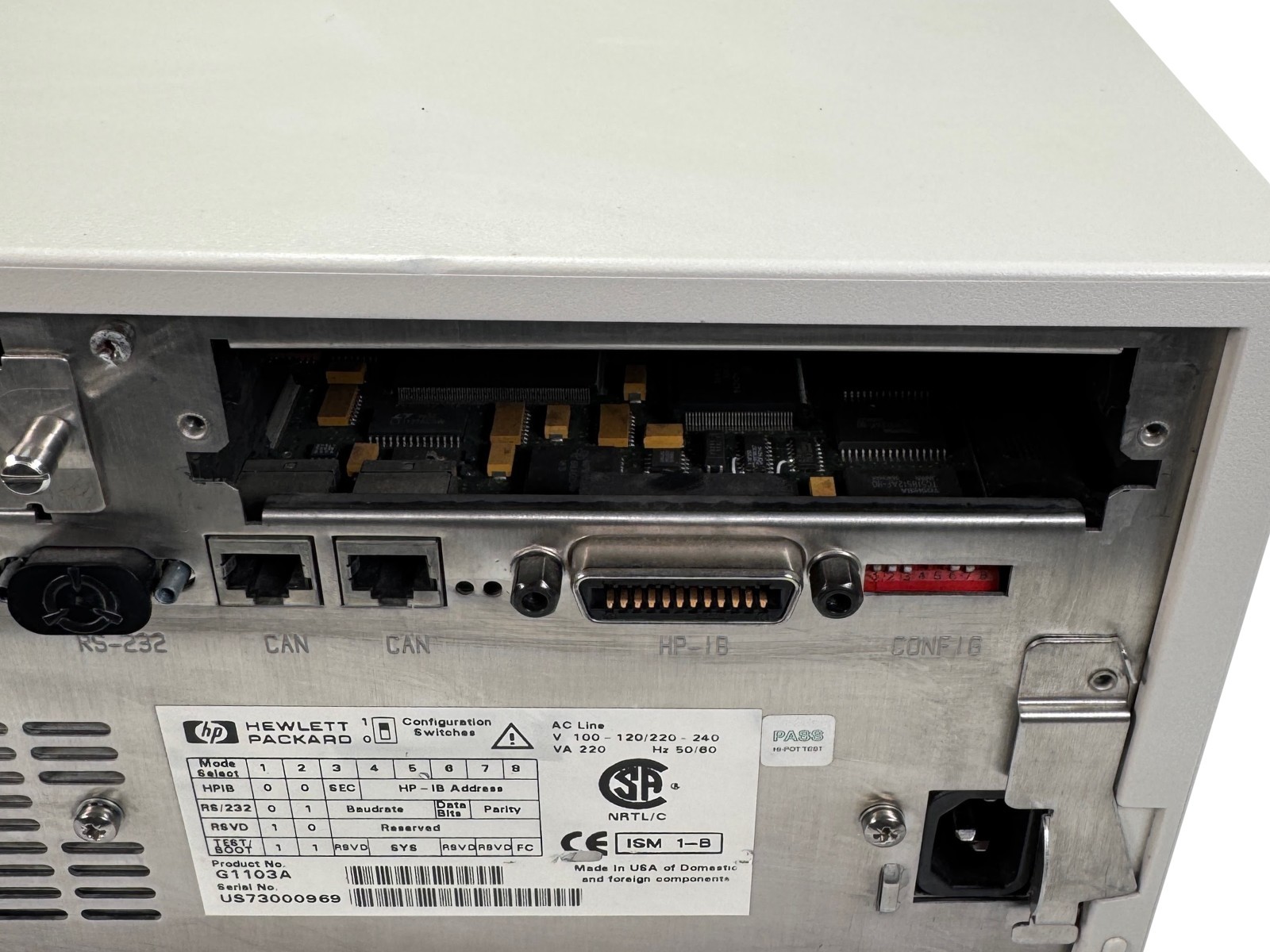 HP 8453 UV-Vis Spectrophotometer G1103A Diode Array – No Interface Card