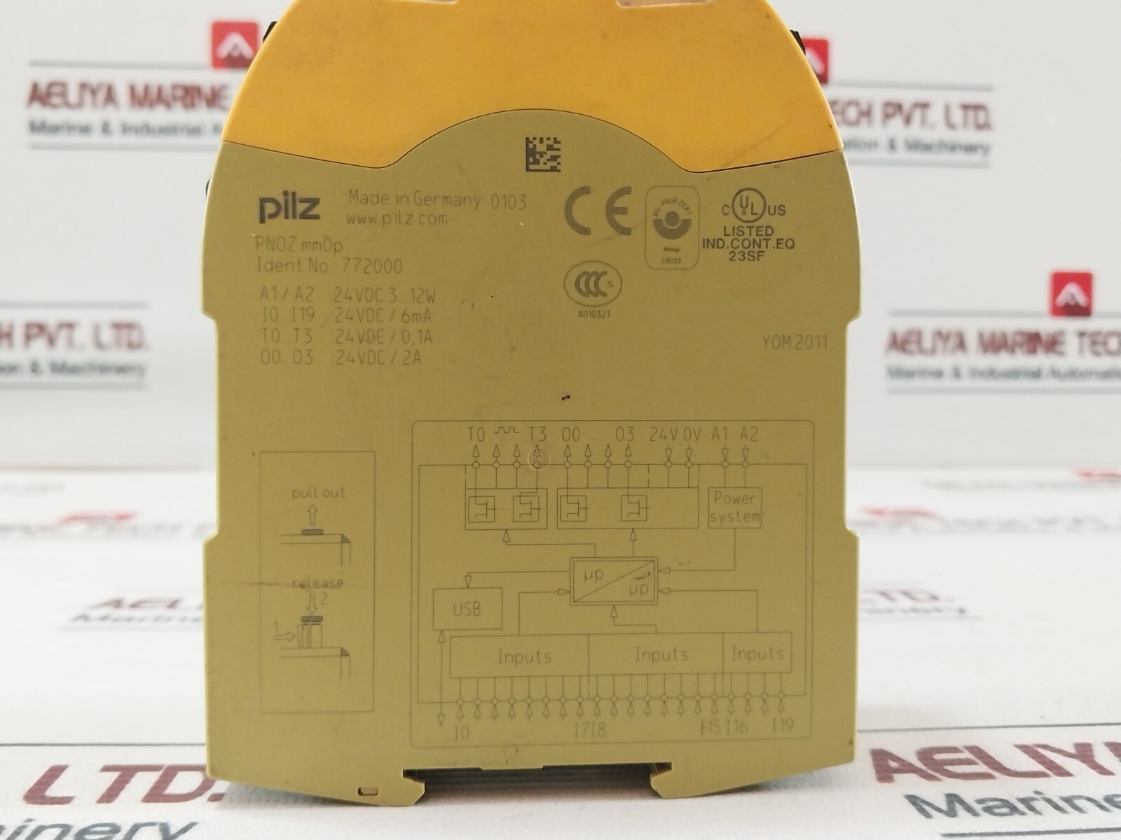 PILZ 772000 Safety Relay Base Unit 772000