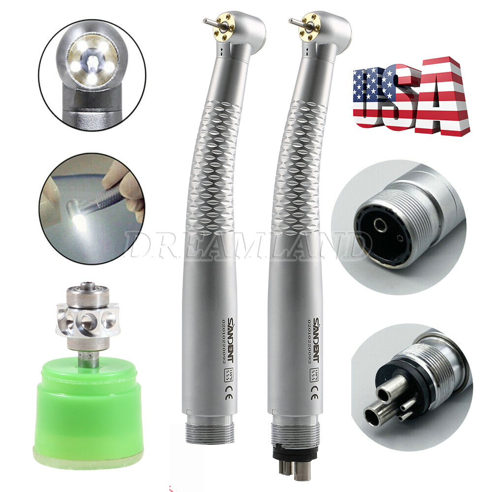 OLED+ 5 Light LED E-Generator Dental High Speed Fiber Optic Handpiece 2/4Hole