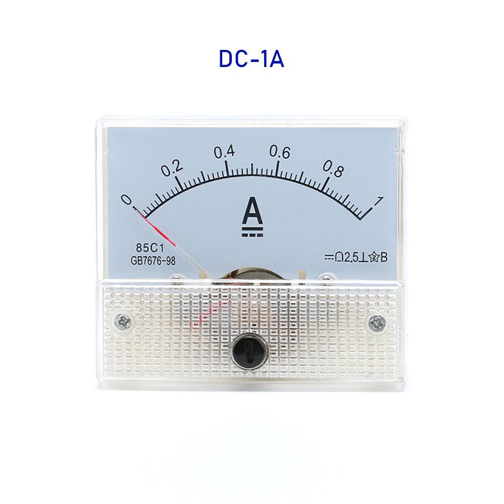 DC 1-30A 1-500mA 50-500uA 5-300V Ammeter Voltmeter Analog Panel Meter 65mmx56mm
