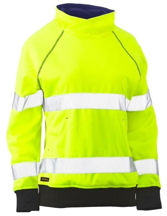Women’s PIP Bisley 323W6818T Class 3 Type R Hi Vis Poly/Fleece Sweatshirt SZ Lge