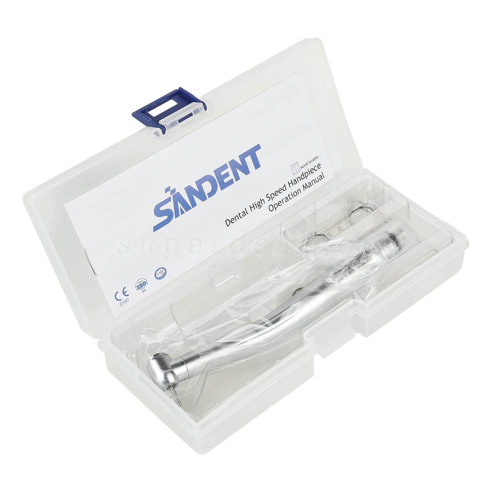 1-10 Pcs Dental High Speed Handpiece Push Button Standard Head 4 Hole (Ceramic)