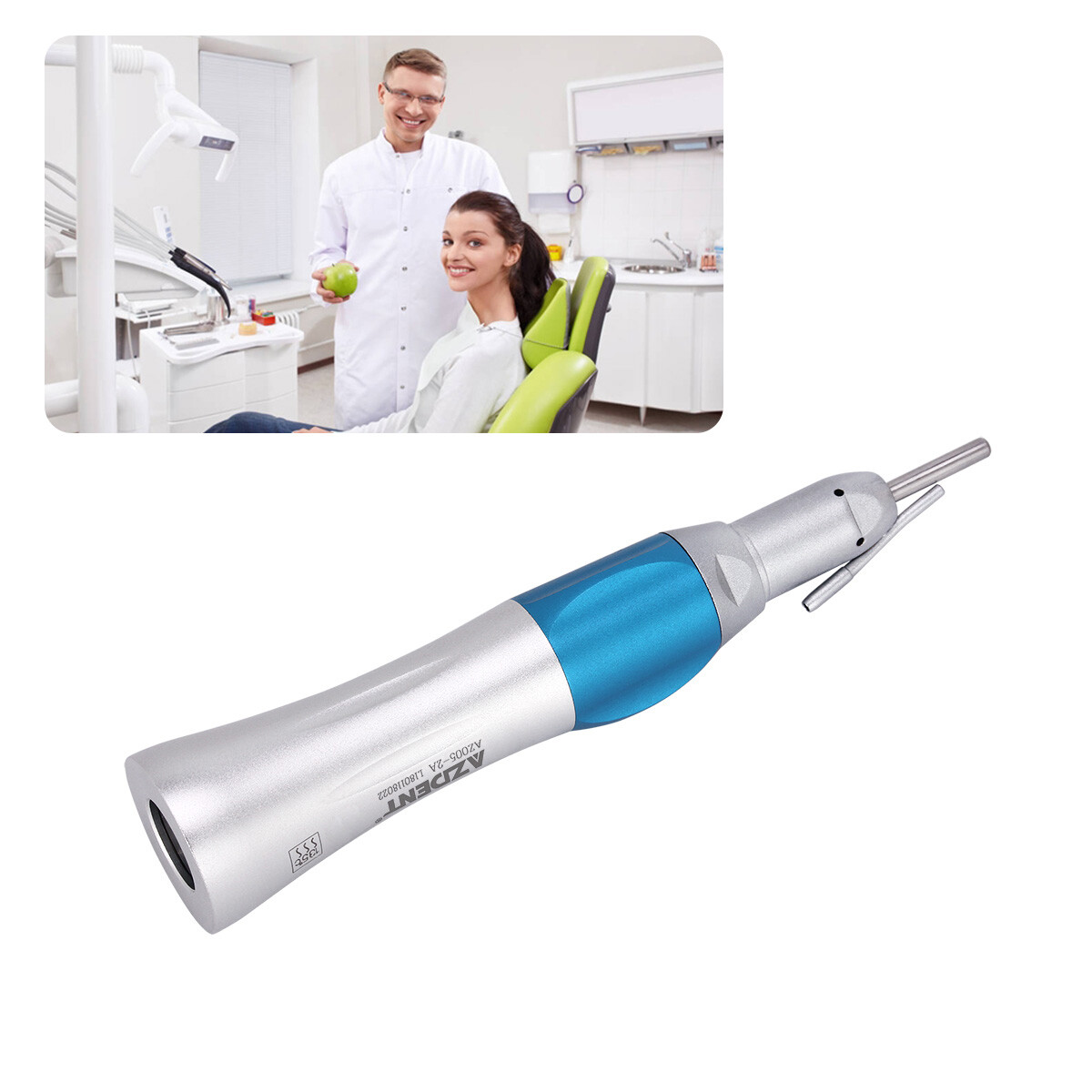Dental Lab Marathon Electric Micromotor Polisher/Contra Angle Straight Handpiece
