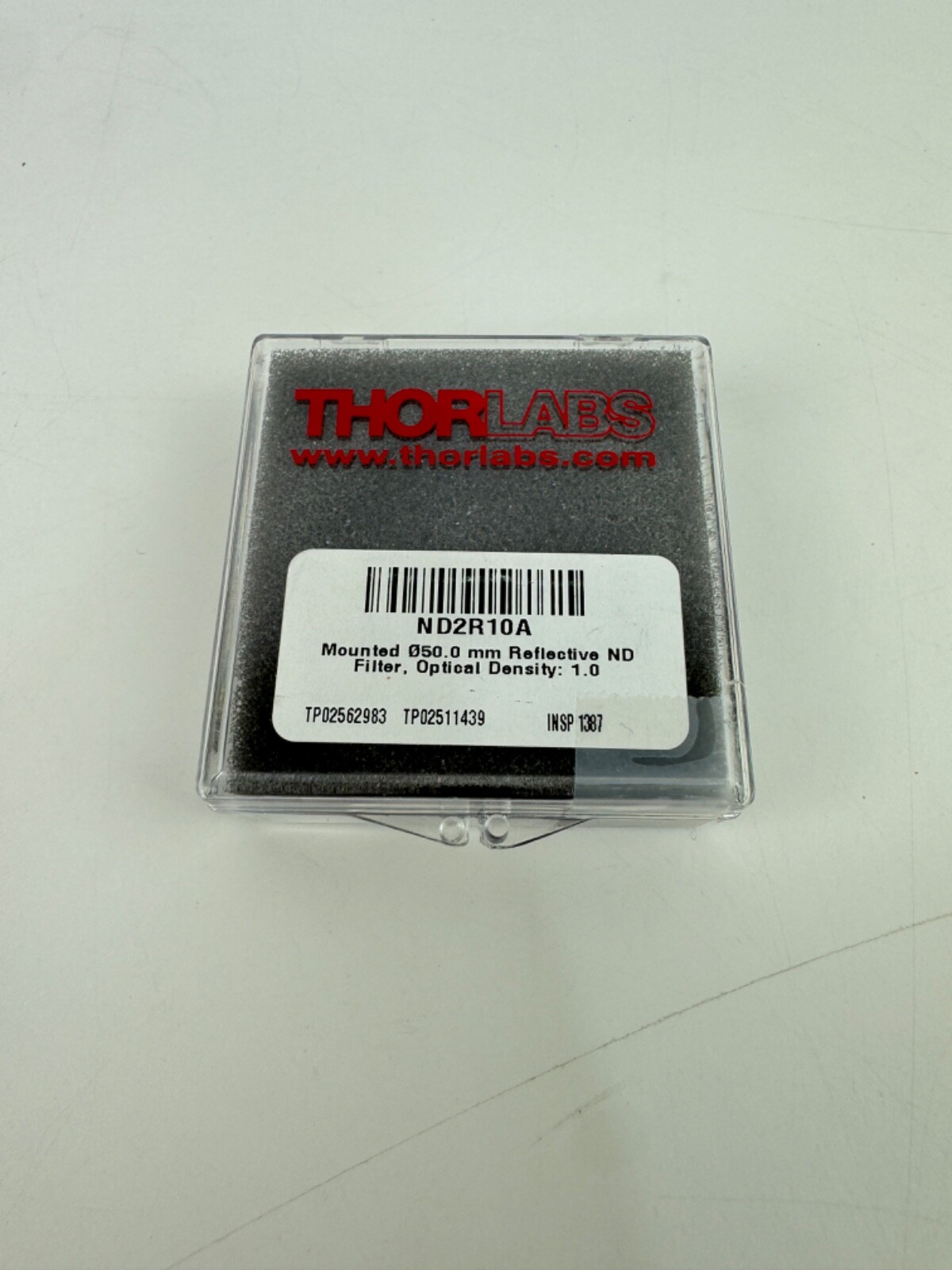 Thorlabs ND2R10A Mounted Ø50.0 mm Reflective ND Filter, Optical Density 1.0