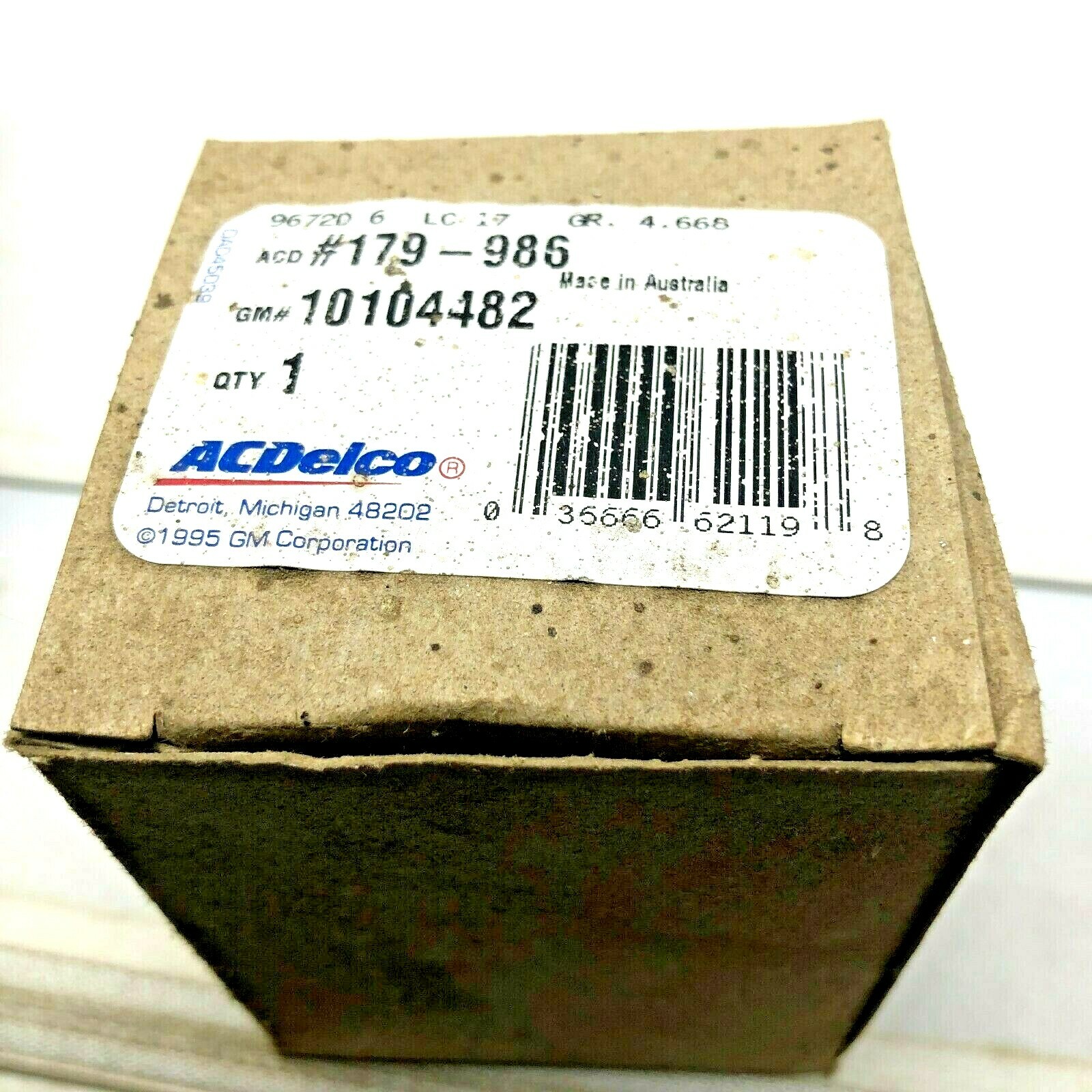 10104482 AC Delco GM 179-986 Brake Caliper Piston New OEM