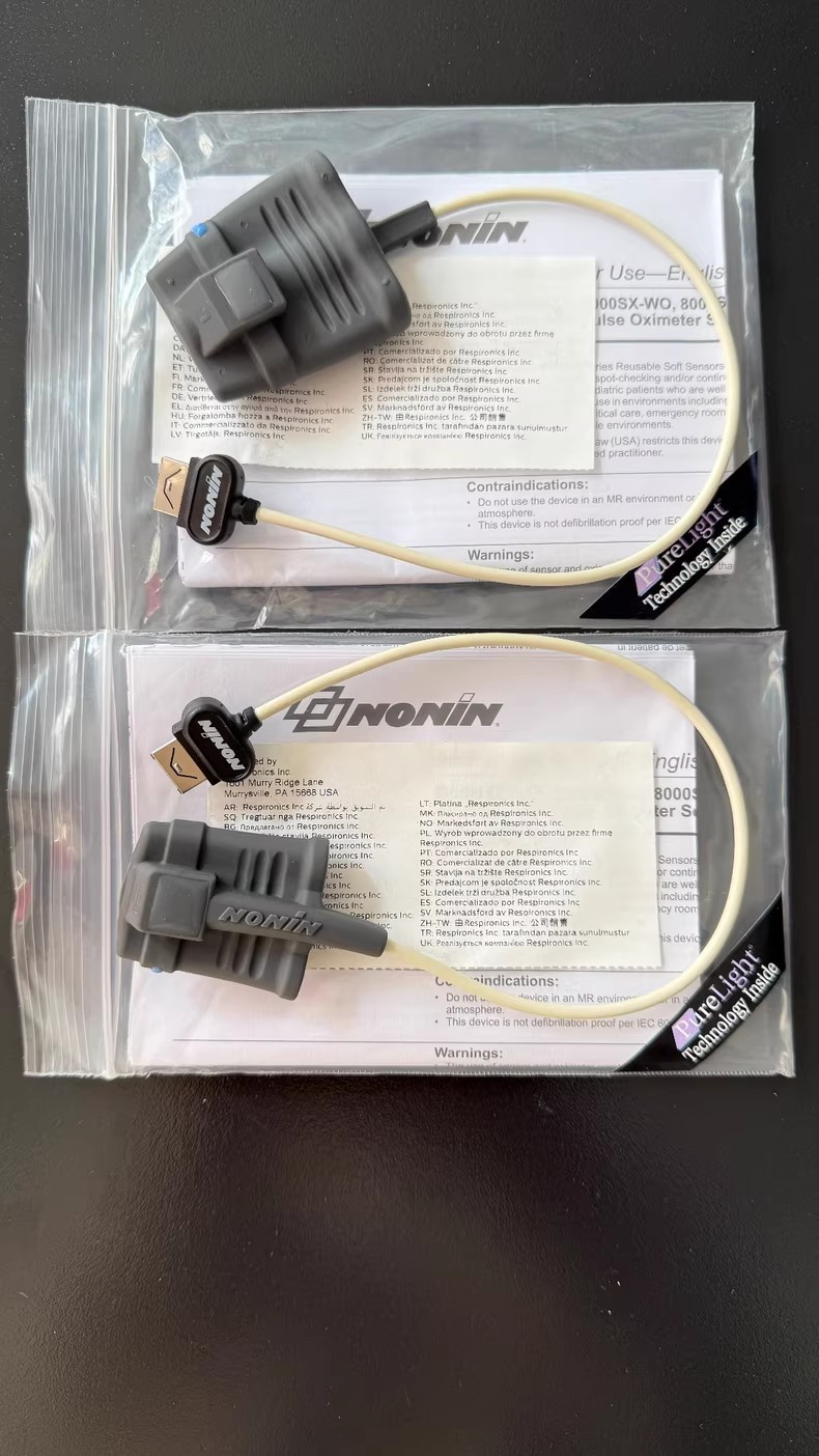 1PCS Nonin 8000SM-WO2+1PCS 8000SL-WO2 Soft Sensor Medium Free Fast shipping