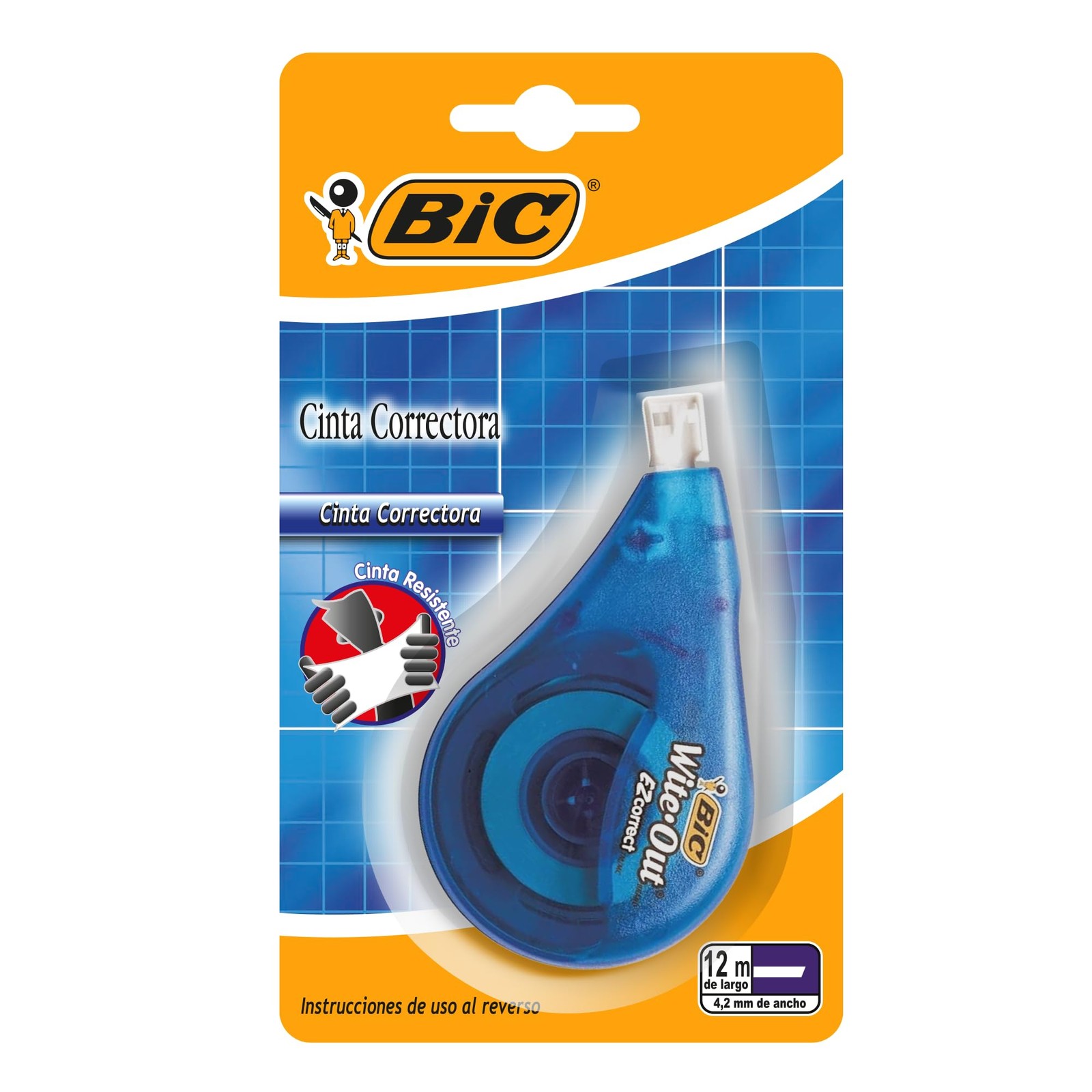 BIC Wite-Out Brand EZ Correct Correction Tape, 1 Count (Pack of 1), White