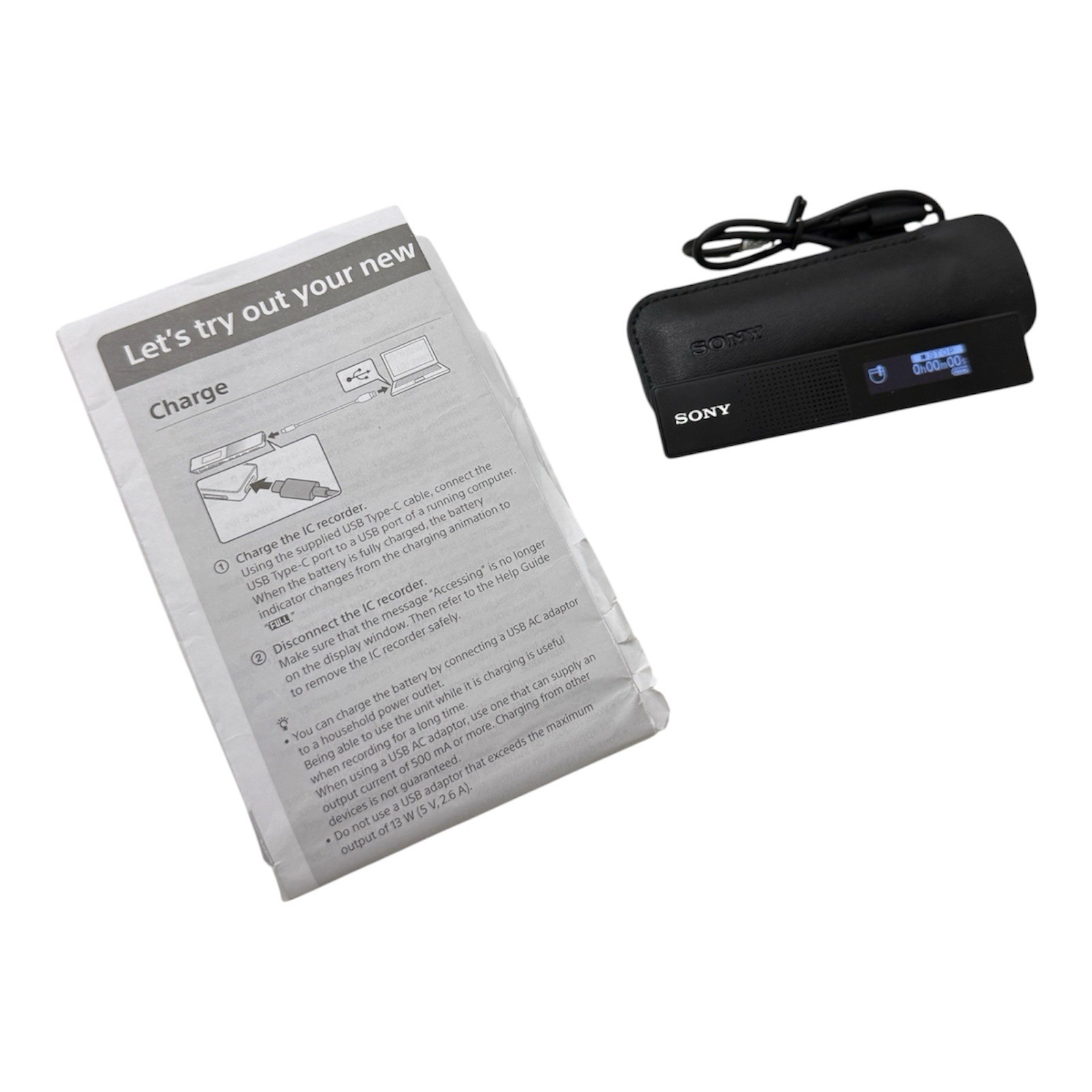 Sony ICD-TX660 16GB Compact Audio Recorder