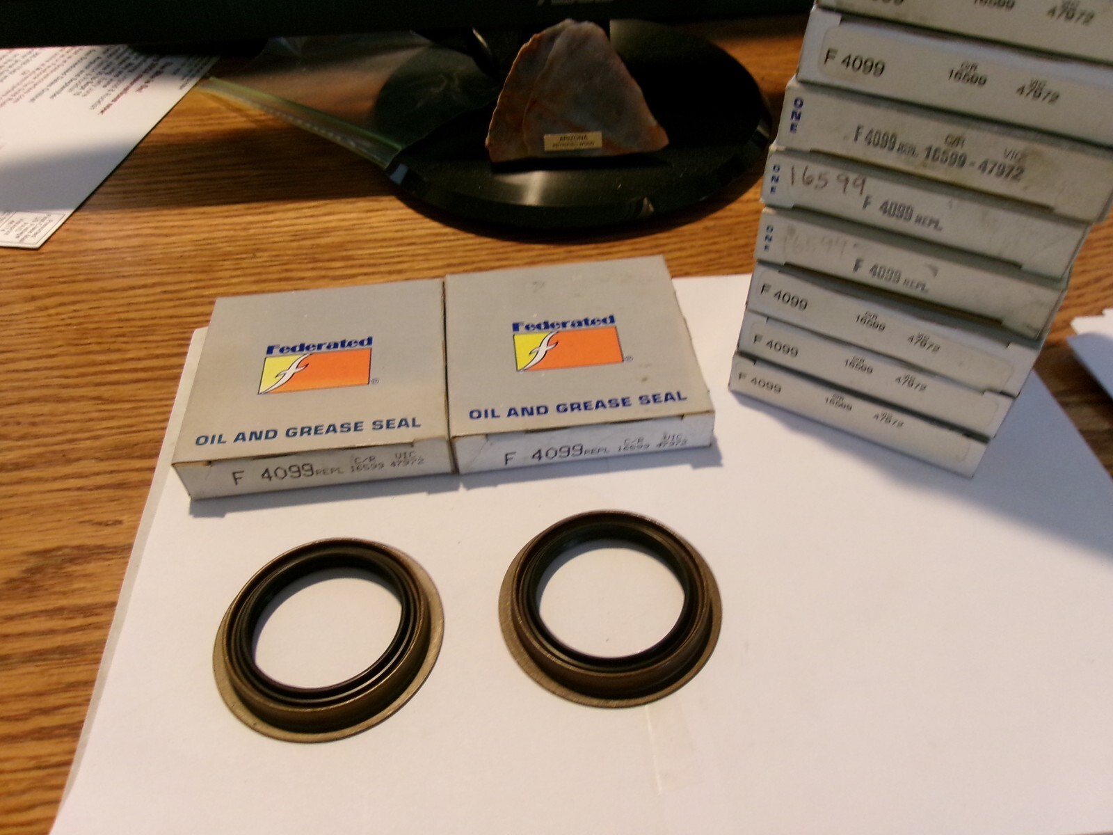 2 (TWO) FEDERATED 4099 OIL SEALS = $11.98 = $5.99 EACH = FREE SHIPPING ~CR 16599