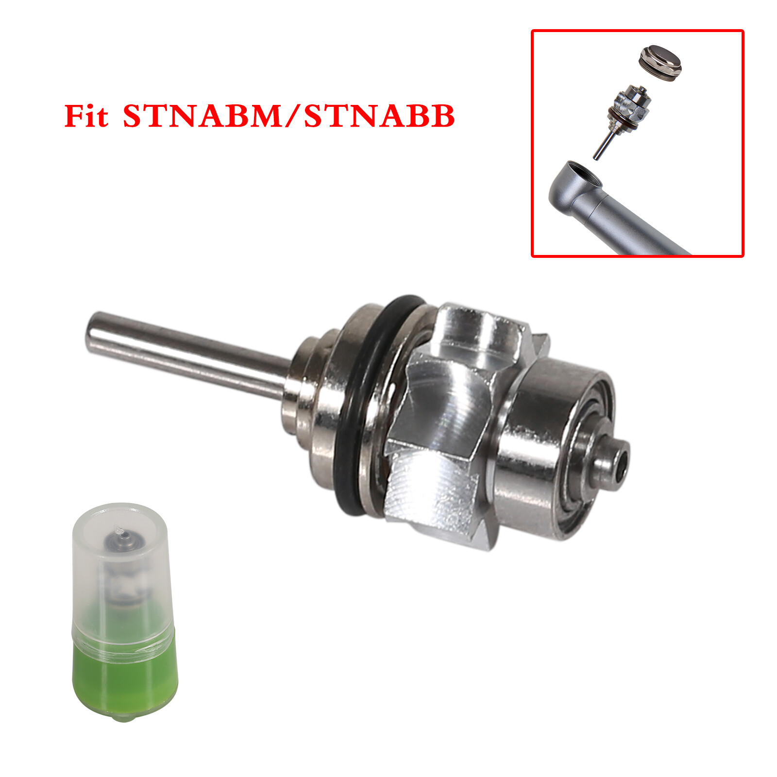 Turbine Cartridge Rotor Fit SANDENT LED High Speed Handpiece