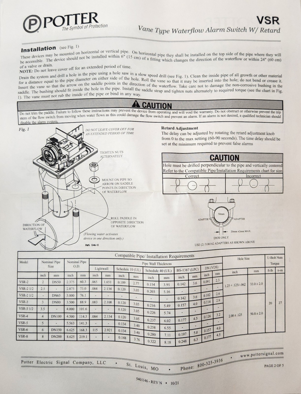 VSR-3 WATER FLOW INDICATOR MODEL-1144403 ( BRAND NEW )