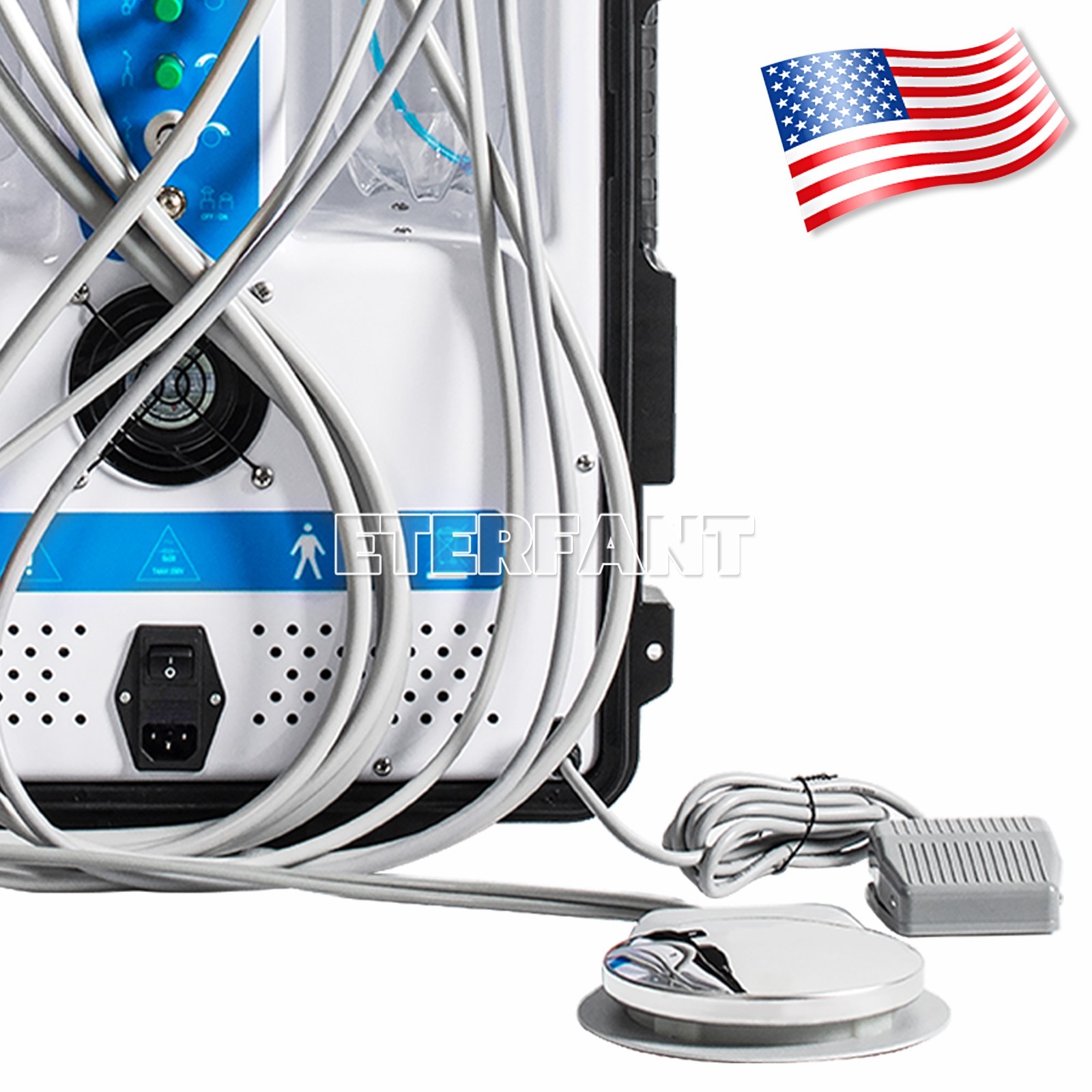 Dental Unit System Air Compressor Curing Light Scales/Delivery Cart Treatment US