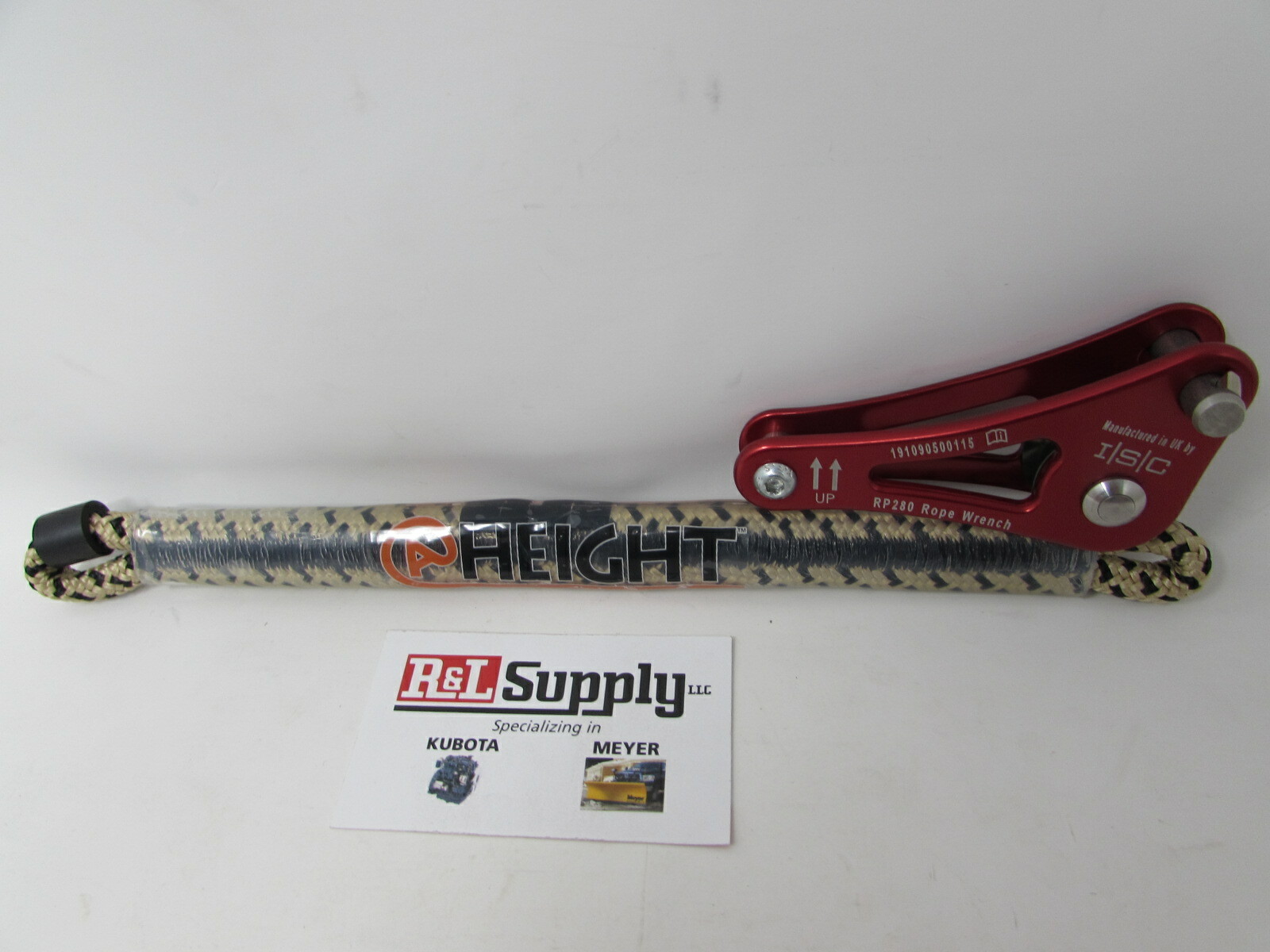 RED ISC SINGING TREE ROPE WRENCH W/ STIFF TETHER – ARBORIST CLIMBING