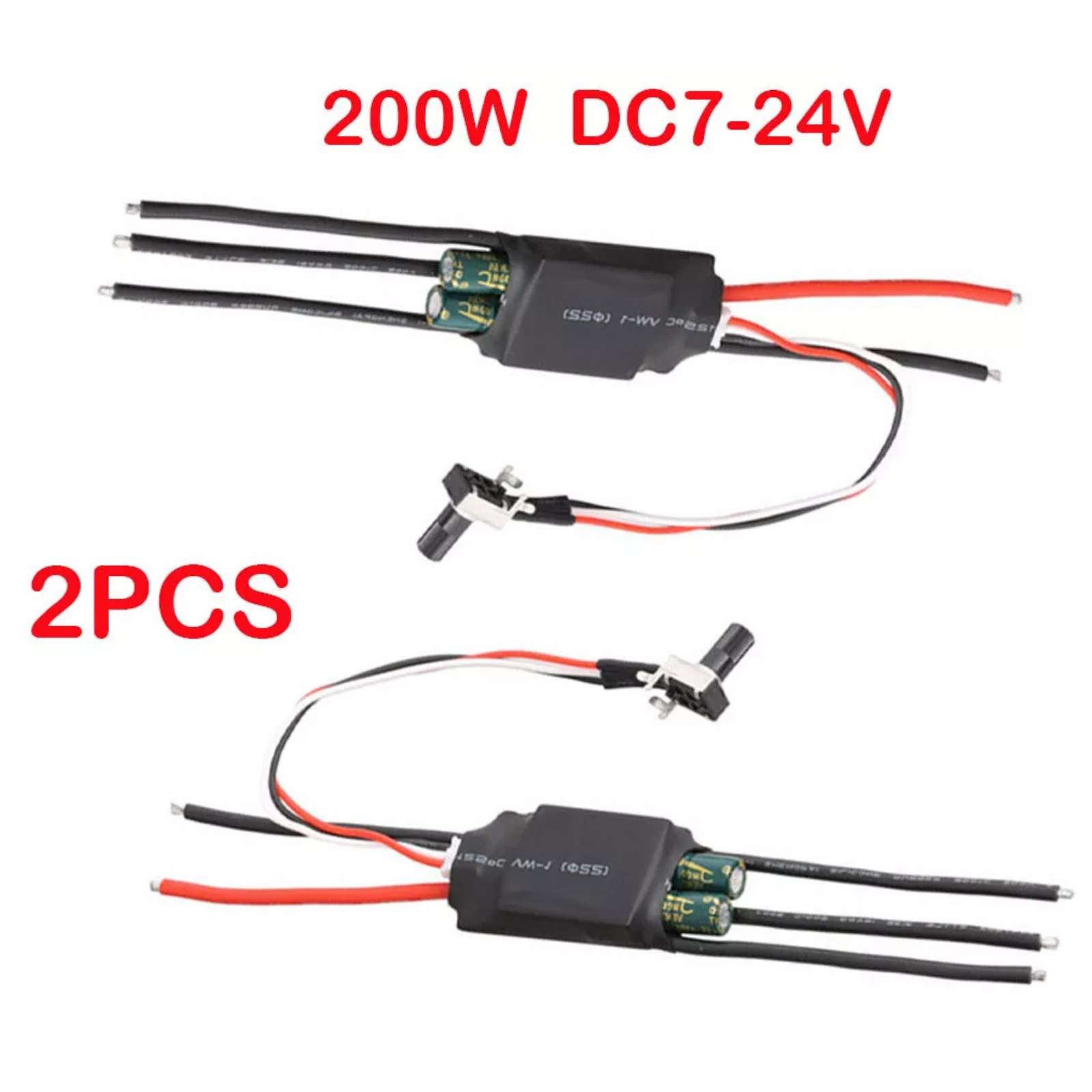 35,000 RPM Brushless Motor Driver BLDC ESC Speed Controller 2pcs 3-phase