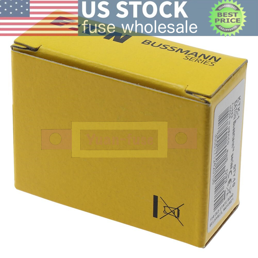 10PCS KTK1 New Bussmann Series KTK-1 1A 600V KTK Fuse Fast Shipment