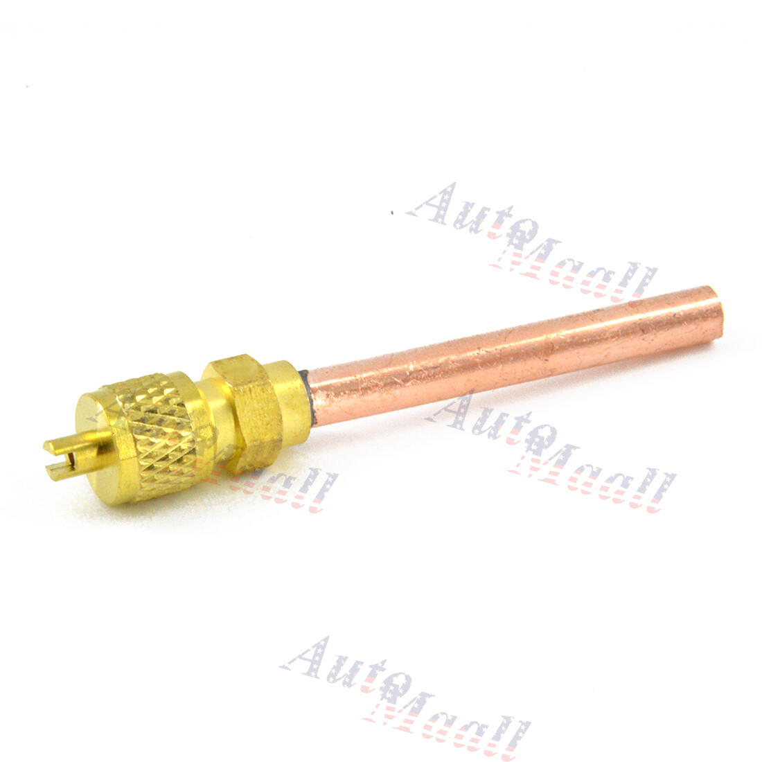 10pc Service Access Valve 1/4″ SAE *1/4 OD *2.75″ Stem Core AC Refrigeration Kit