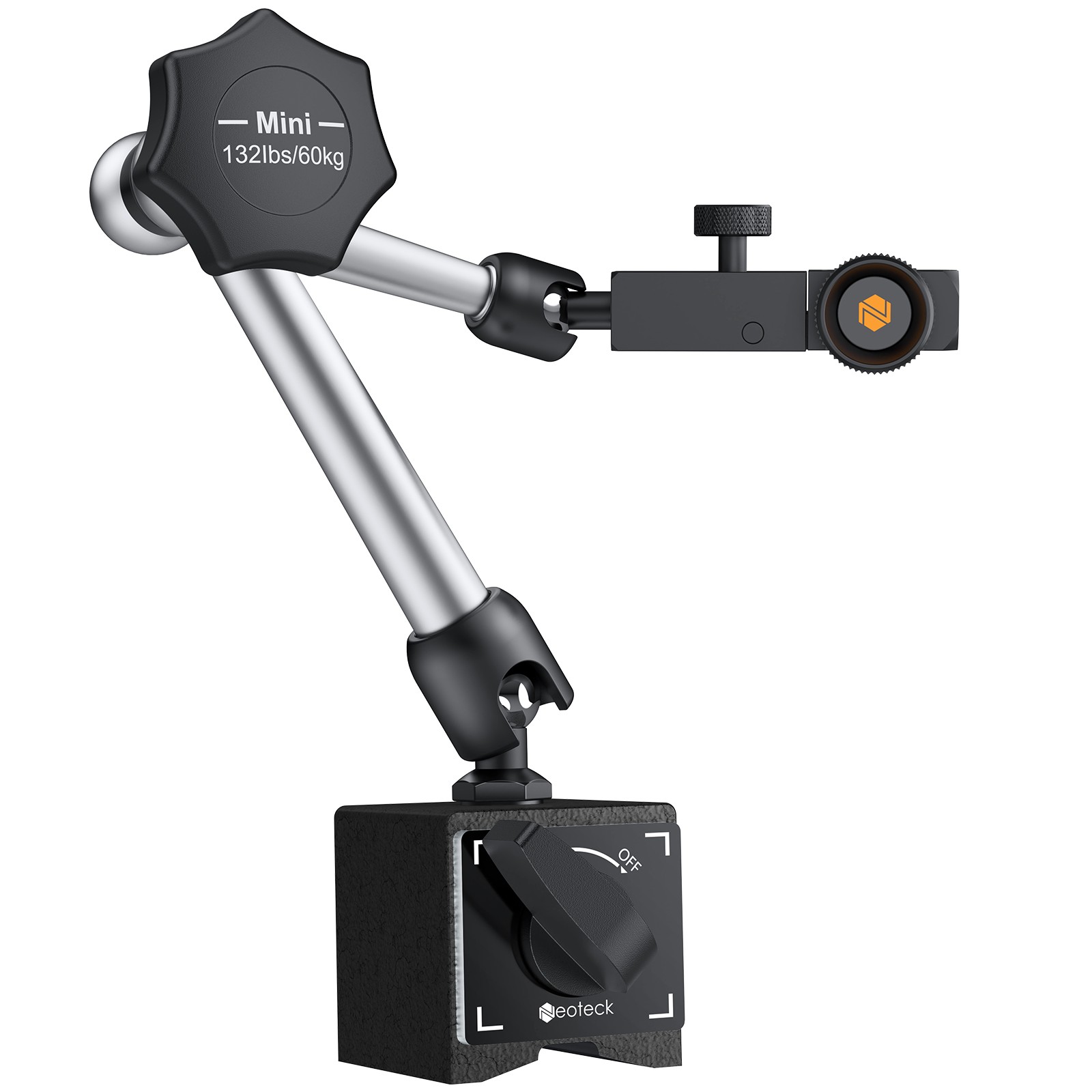 Neoteck Magnetic Base Stand for Digital Dial Indicator Gauge Pro-132lbs/60kg