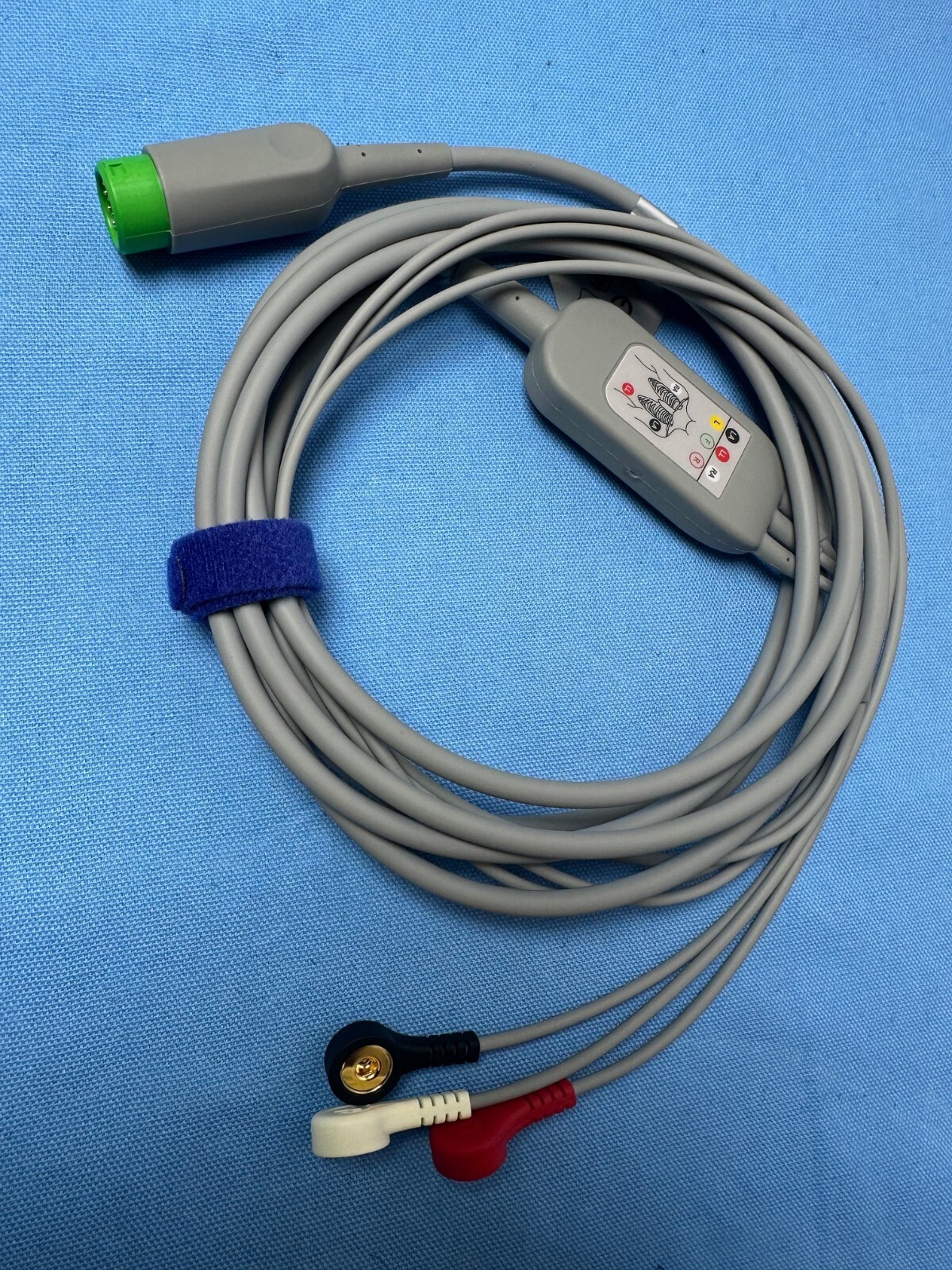 EDAN / Medtronic ECG Cable 3 Lead 12 Pin AHA 3.4m / RPAYACC029/01.57.472398013