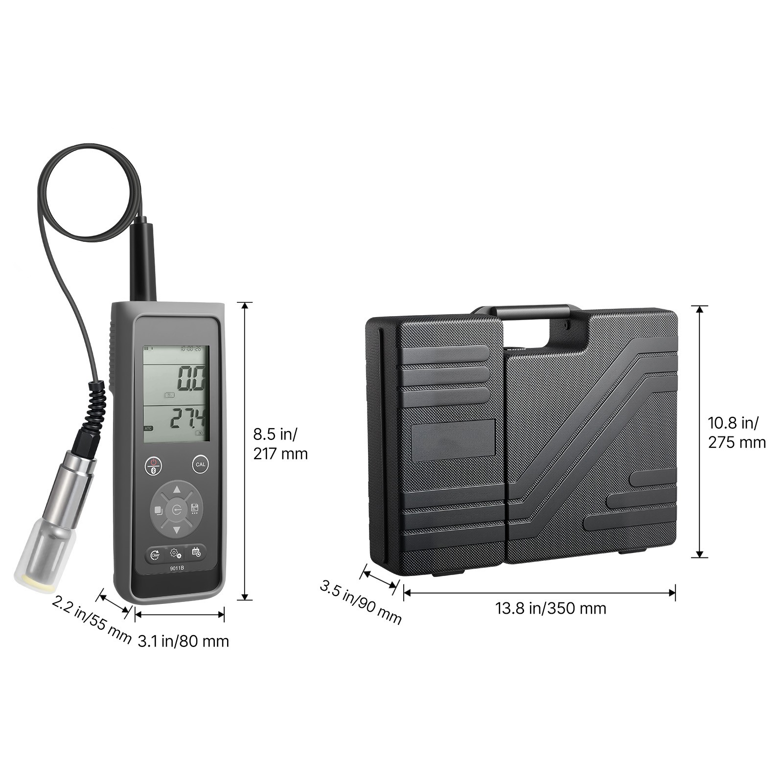 Uimoso Portable Dissolved Oxygen Meter Kit, Range 0.0-50.0 mg/L