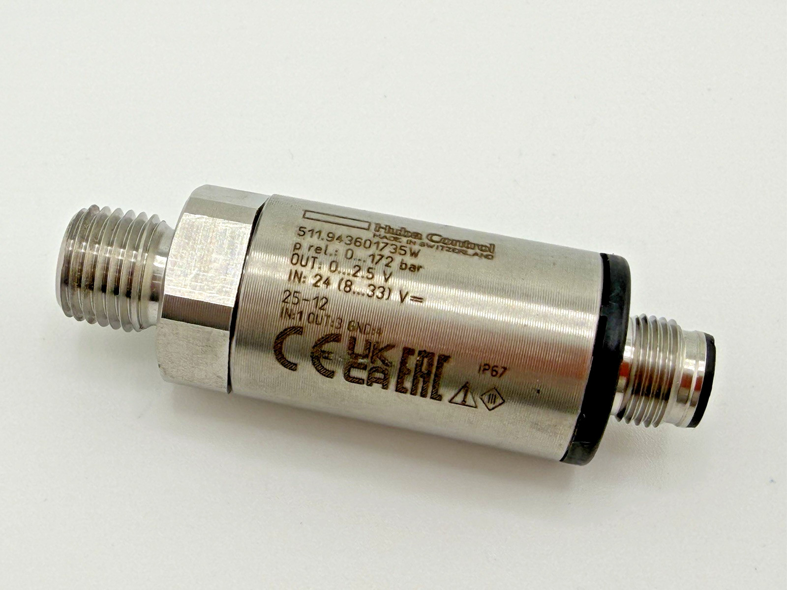 Huba Control 511.943601735W Pressure Transmitter Made In Switzerland