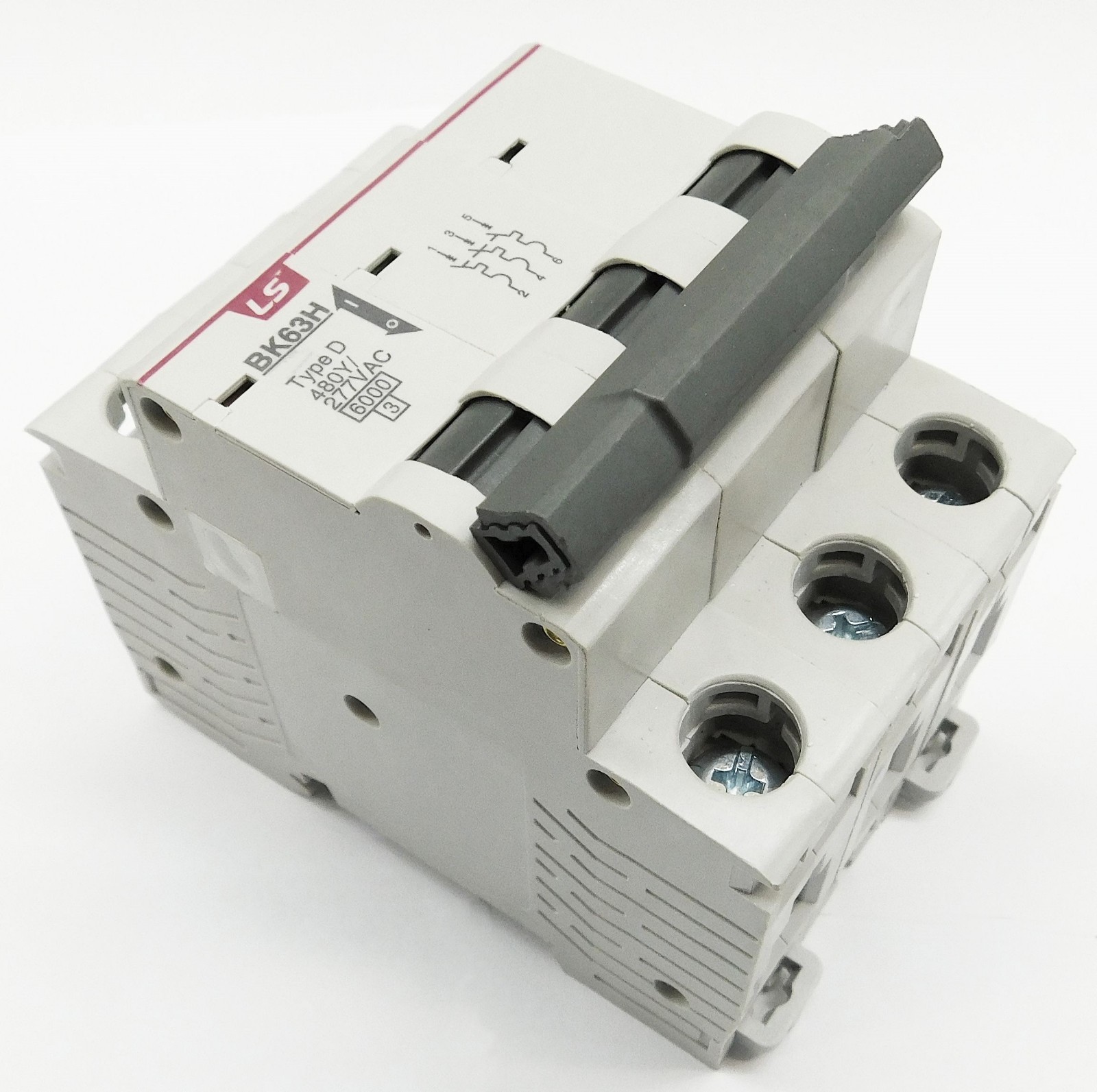 40 Amp LSis 3 Pole Din Rail MCB Circuit Breaker UL1077 10kA @ 480V; 6kA @ 240V