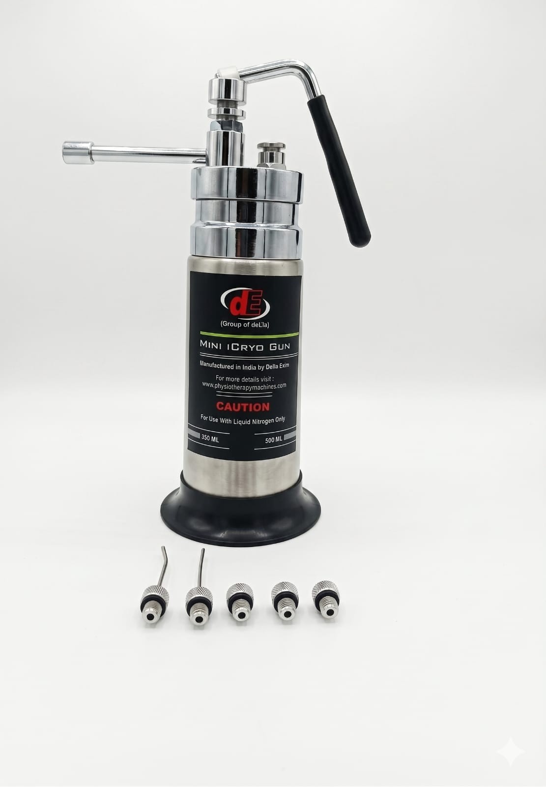Best LN2 Handheld Sprayer 350 ML Reliable Mini Cryo Container with 5 Probes