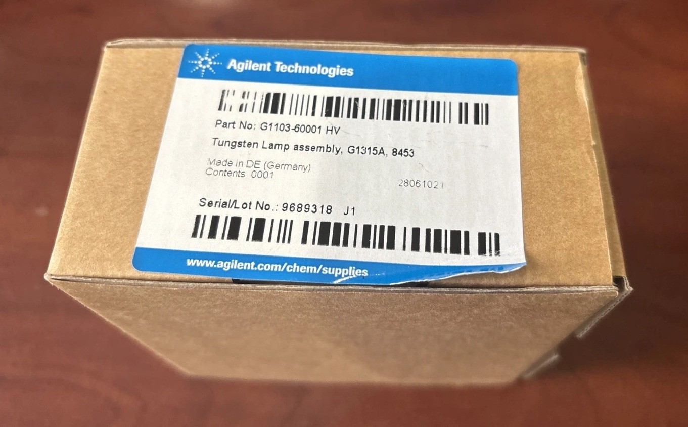 AGILENT Tungsten Lamp Assembly PN:G1103-60001 For G1315A, 8453 Pre owned