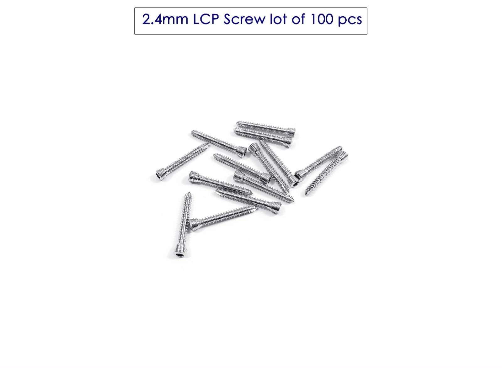 2.4mm LCP Screw lot of 100 pcs veterinary instruments